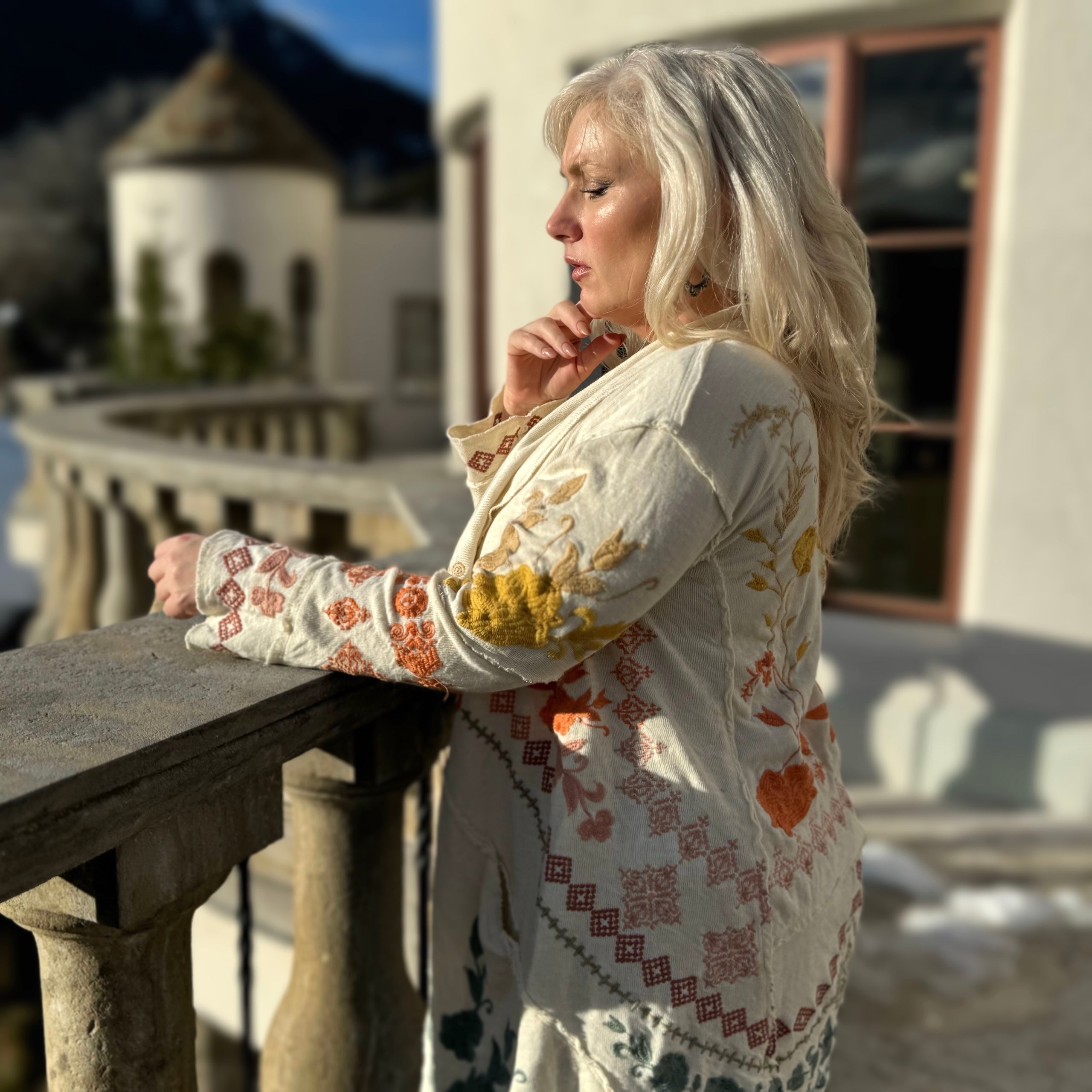 Sincerely Yours Embroidered Cardigan