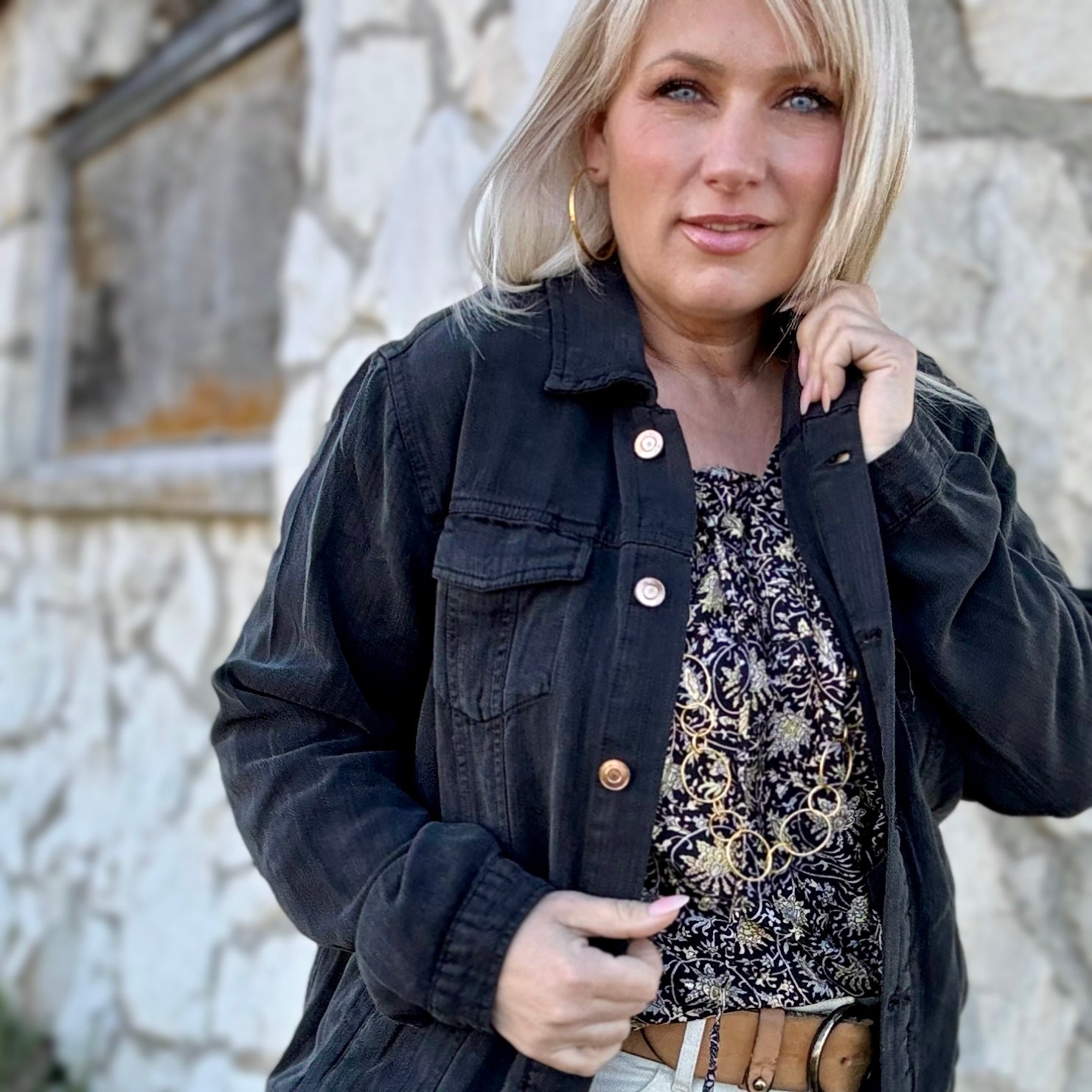 Rumor TENCEL Jacket (Black Wash)