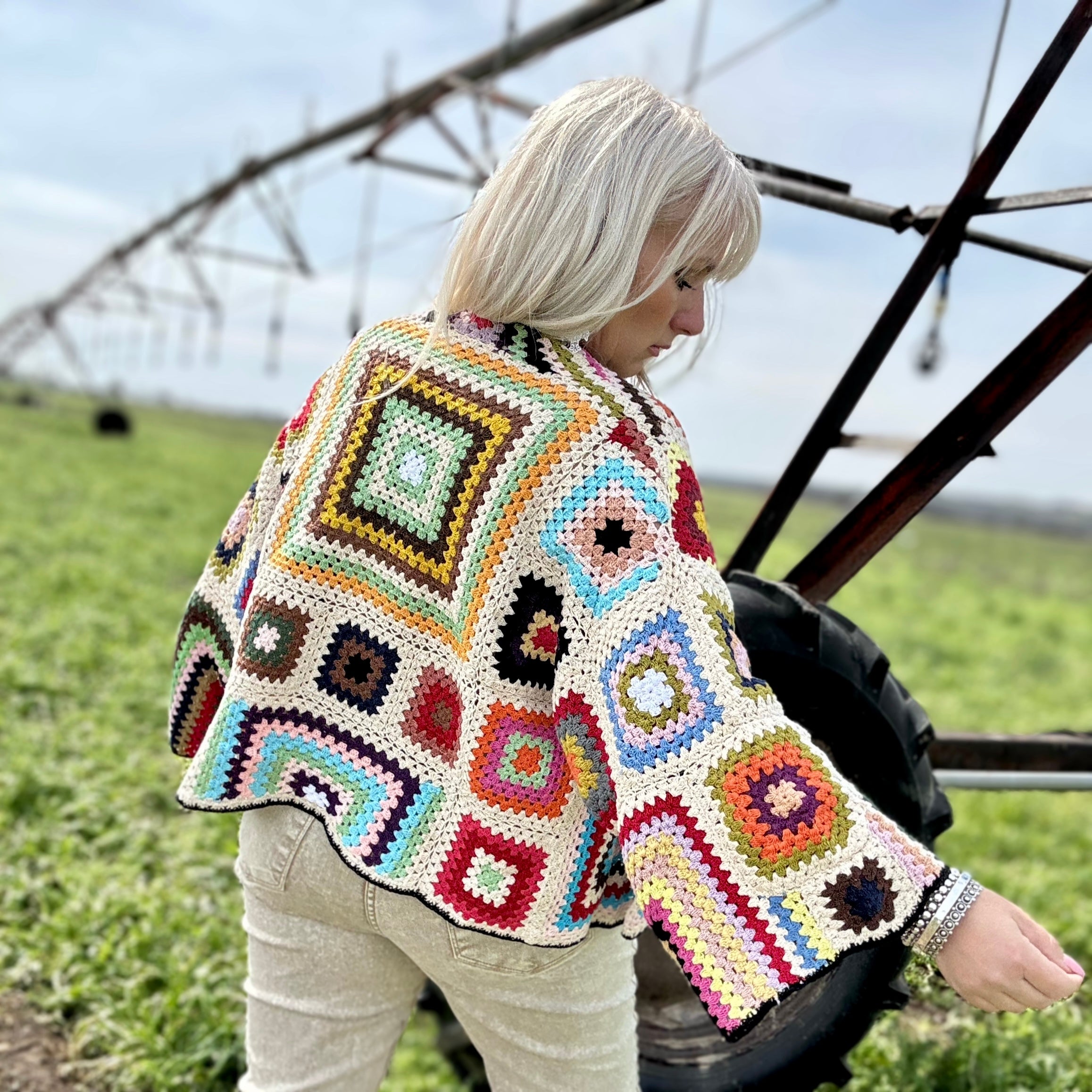 Heritage Granny Square Cardigan