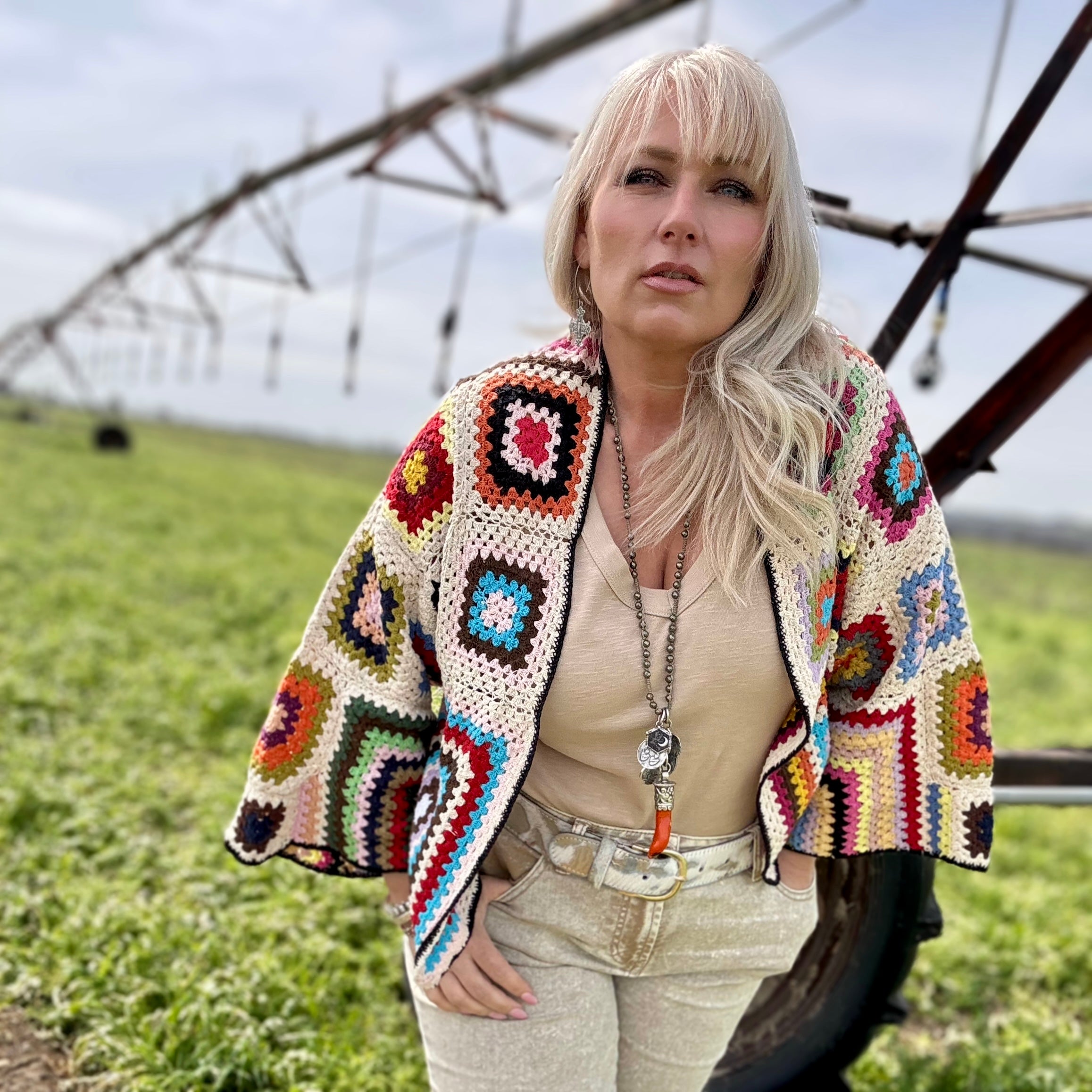 Heritage Granny Square Cardigan