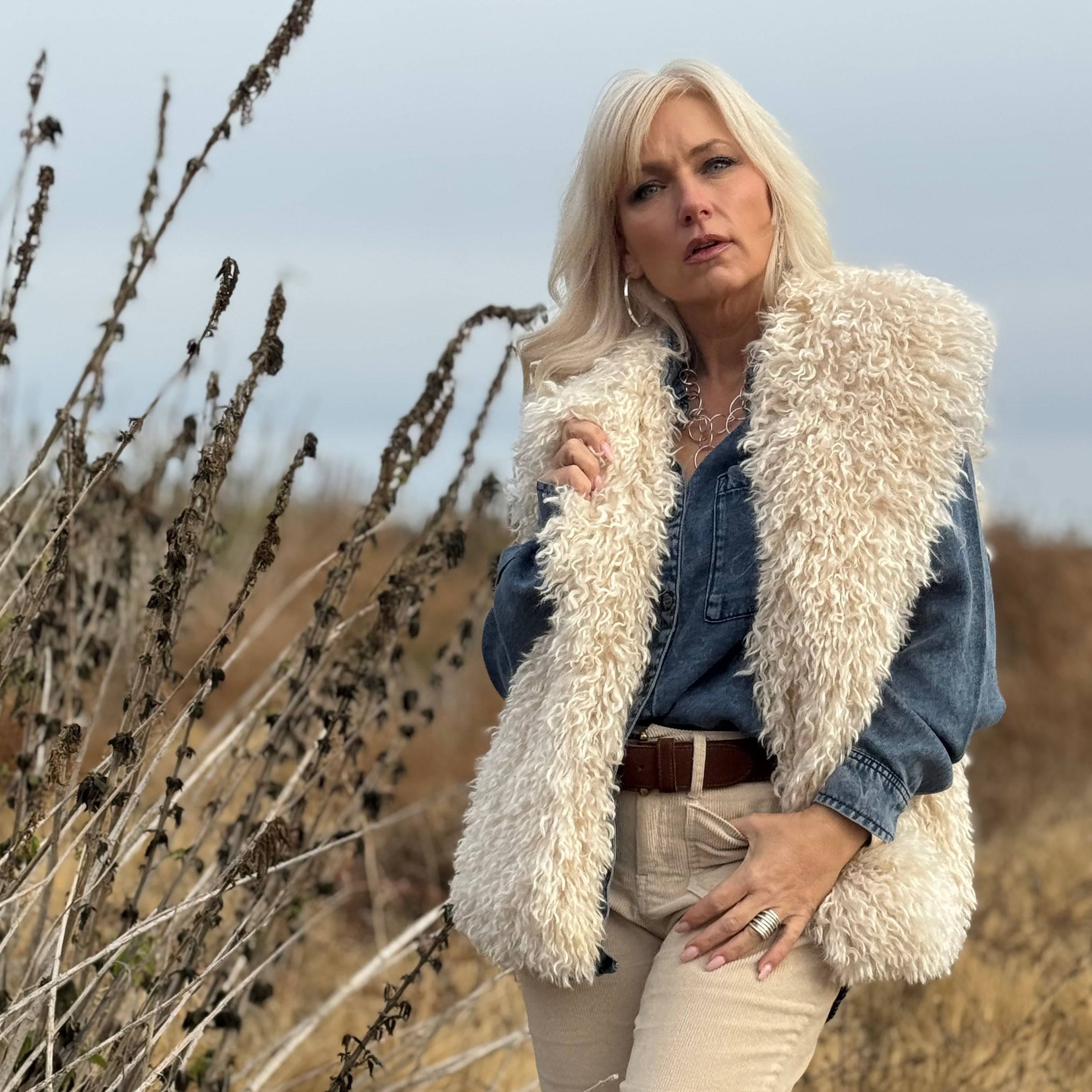 Highland Faux Shearling Vest