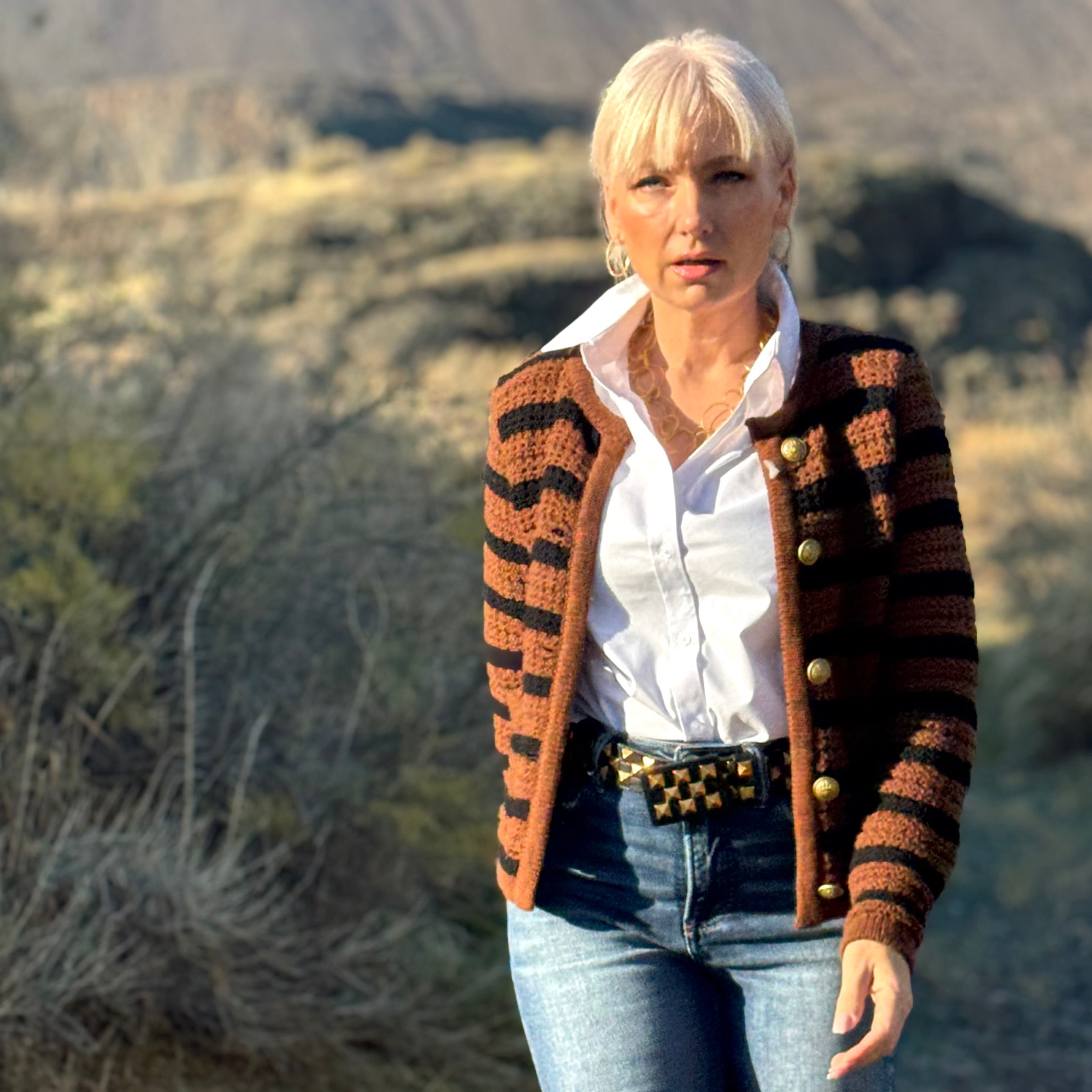 Cambria Canyon Stripe Cardigan