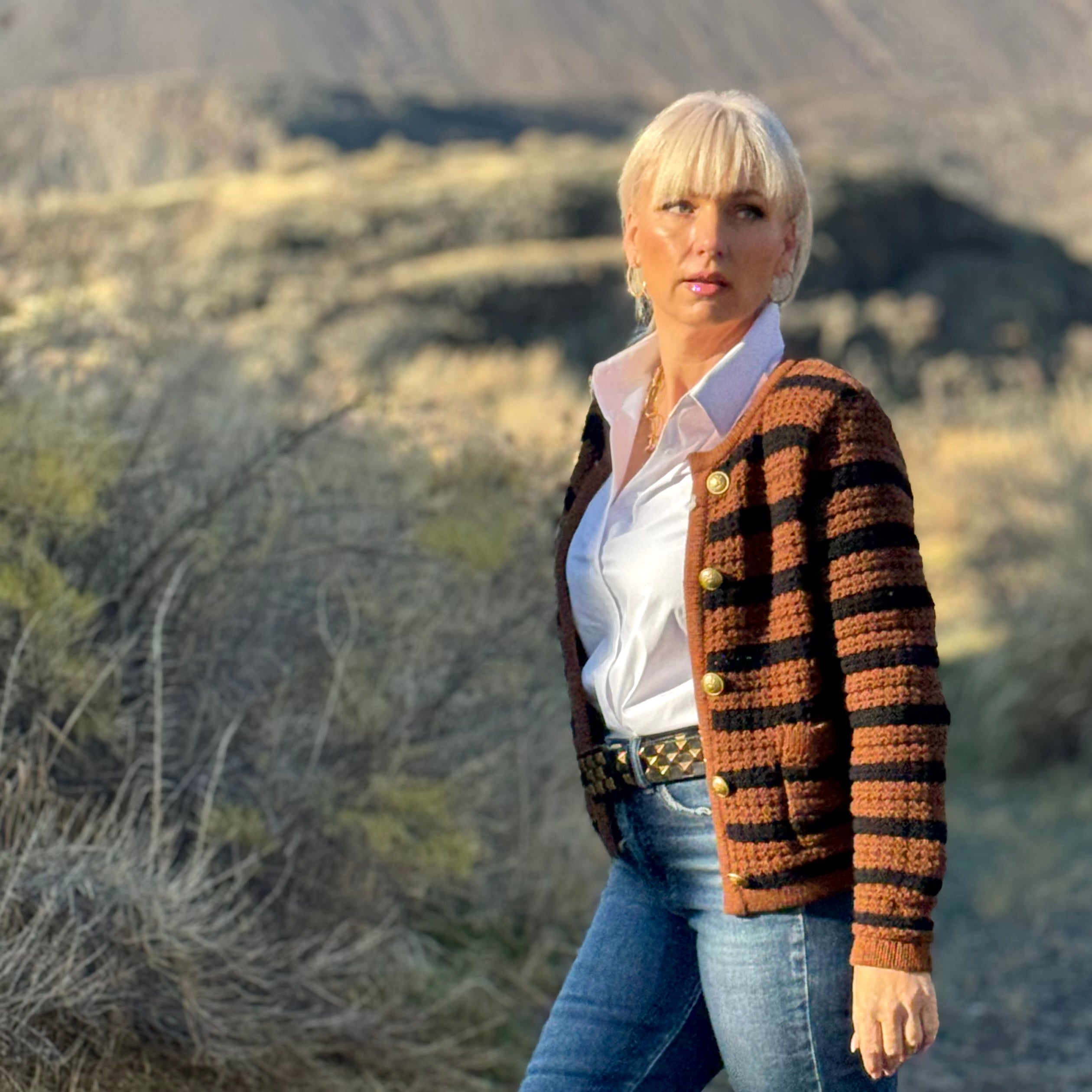 Cambria Canyon Stripe Cardigan