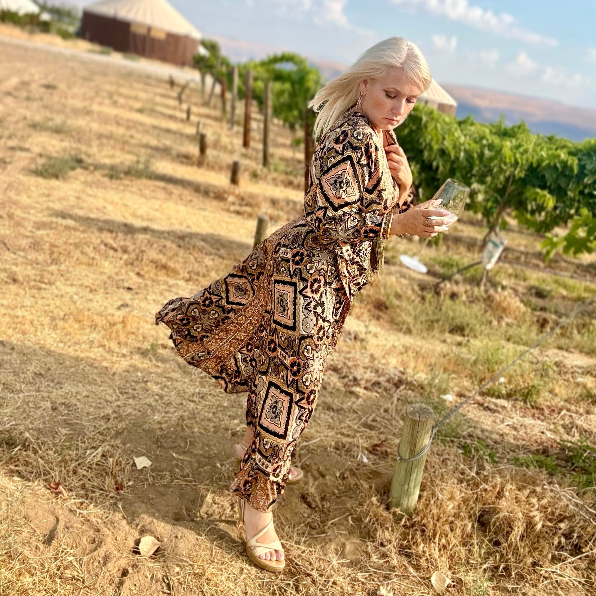 Horizon Wrap Dress