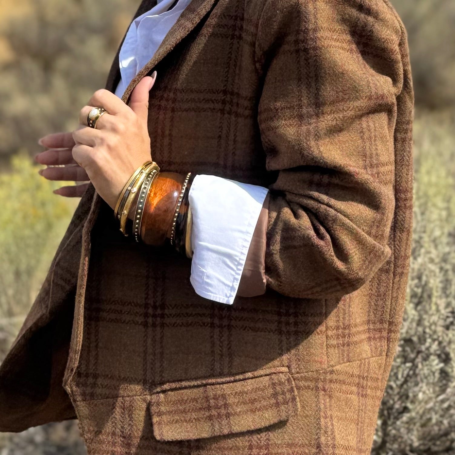 The High Desert Plaid Blazer