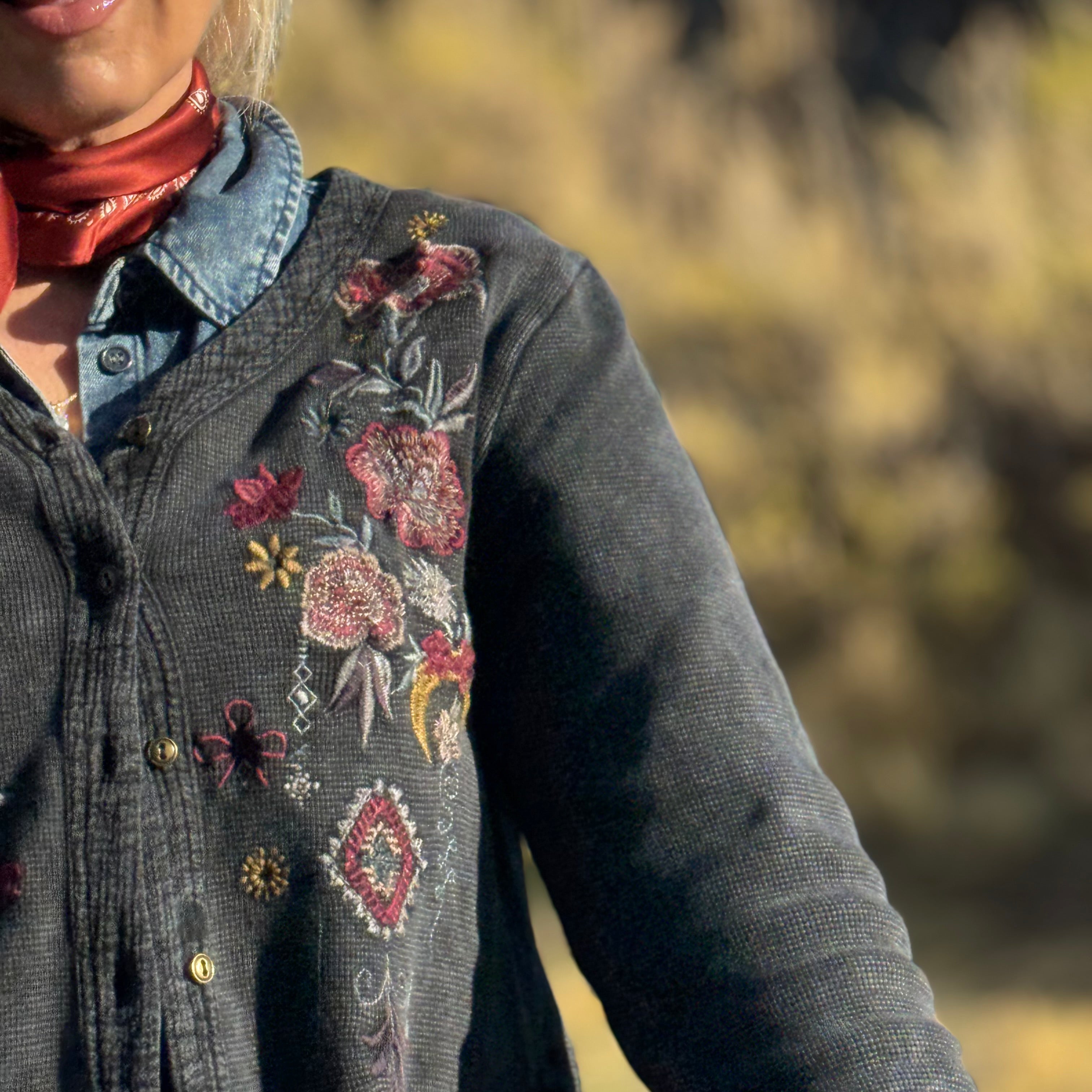 Canyon Petal Button-Up