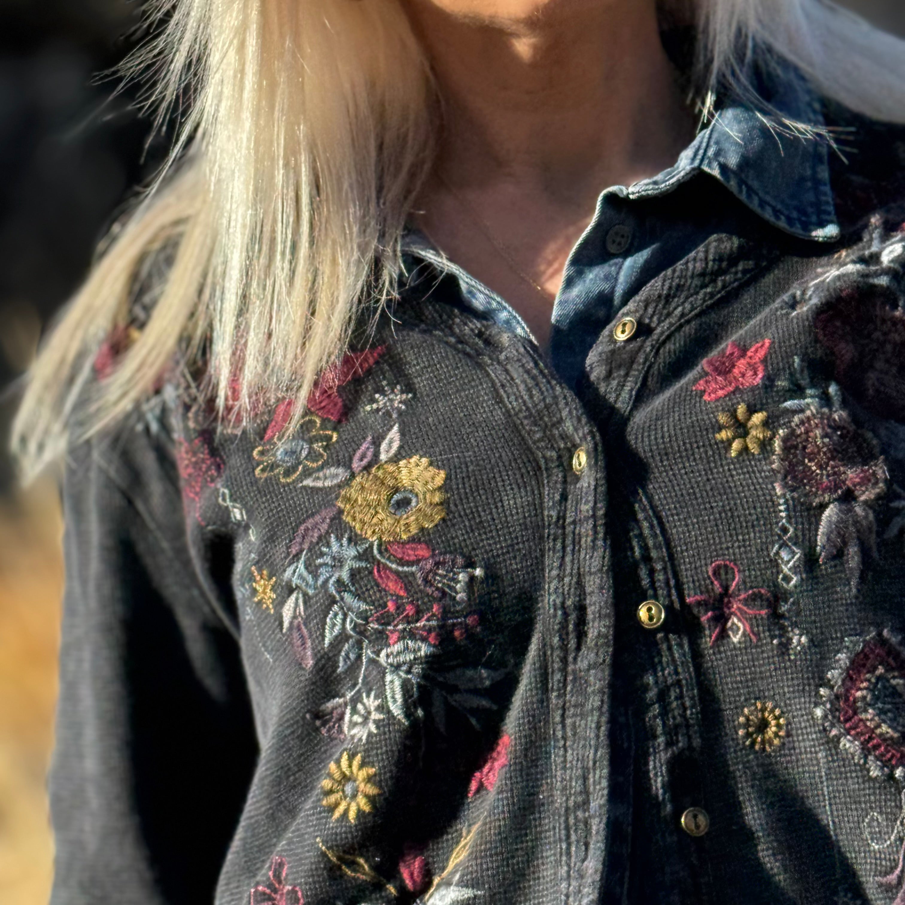 Canyon Petal Button-Up