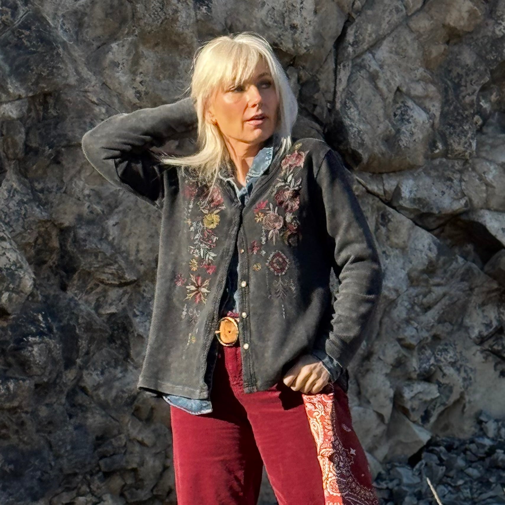 Canyon Petal Button-Up