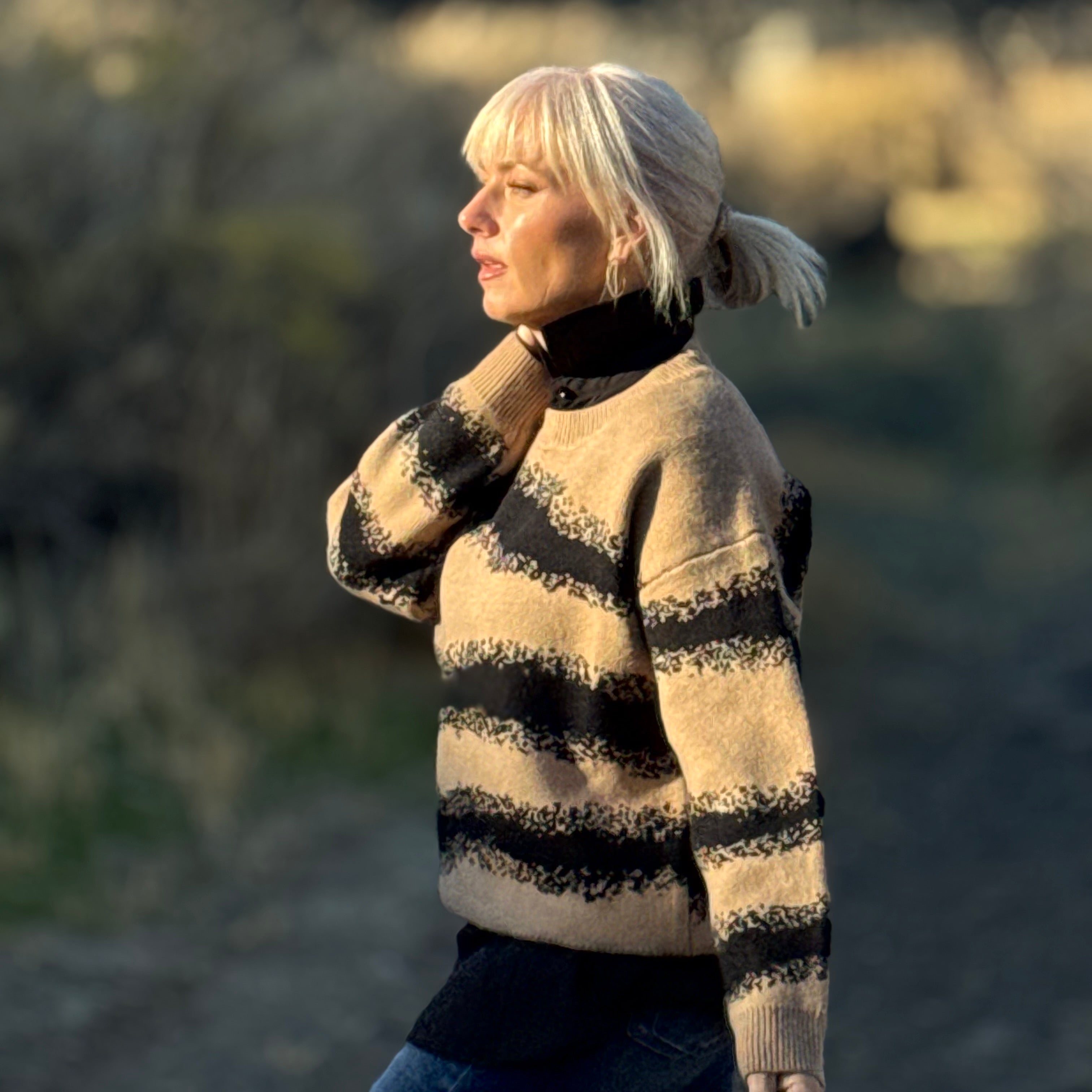 The Soft Terrain Textured Sweater