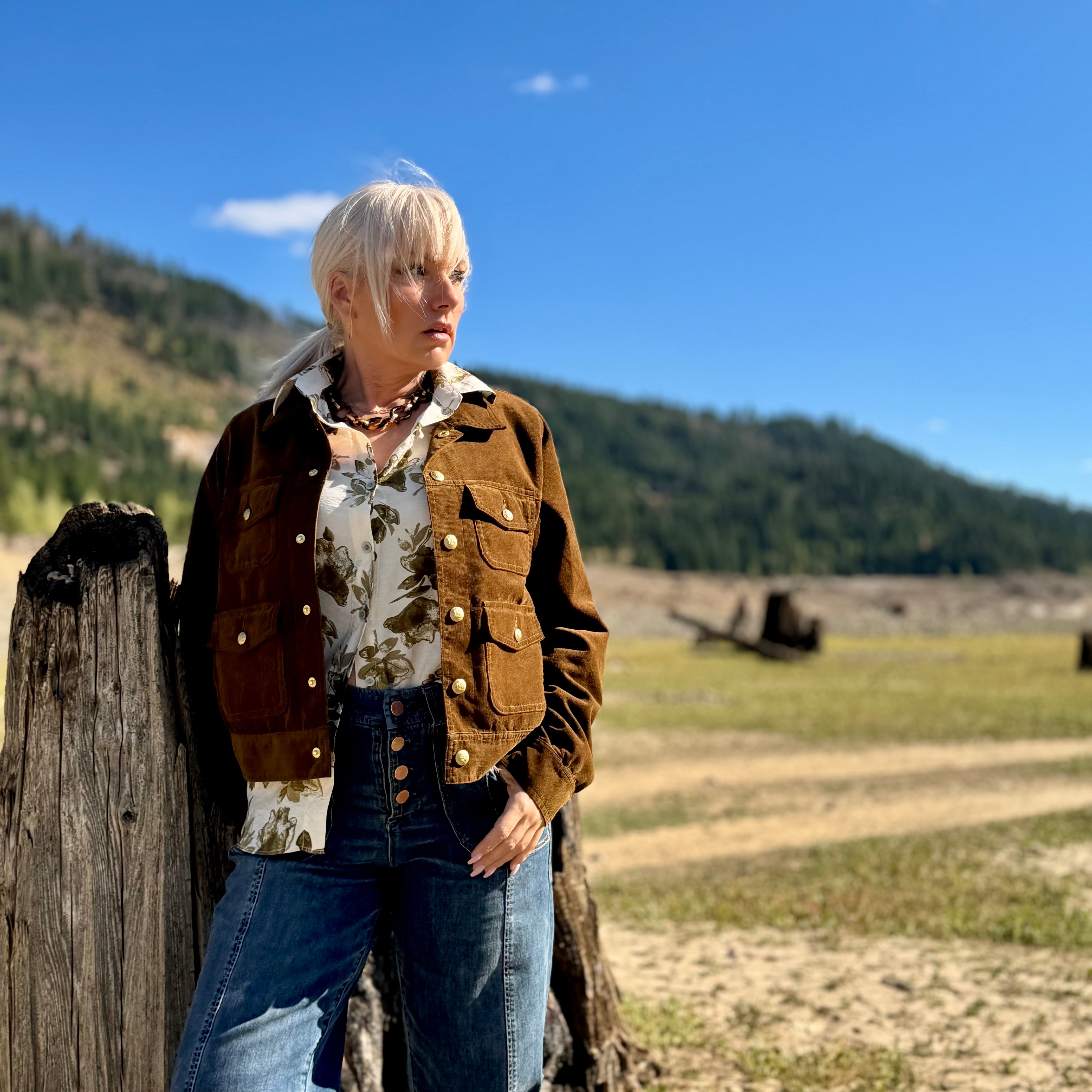 Montana Cord Jacket Olive (Copy)