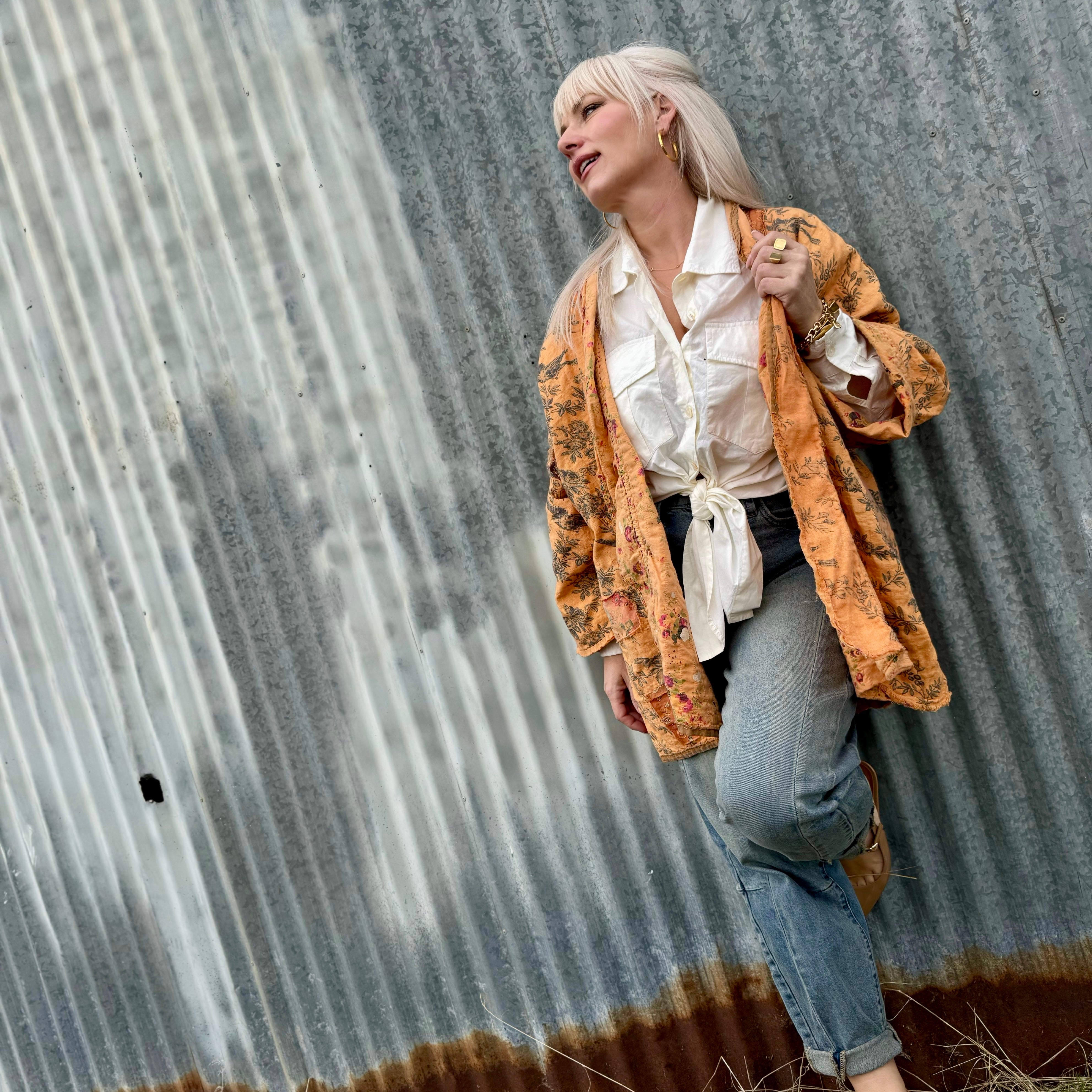 Magnolia Pearl Julian Floral Kimono
