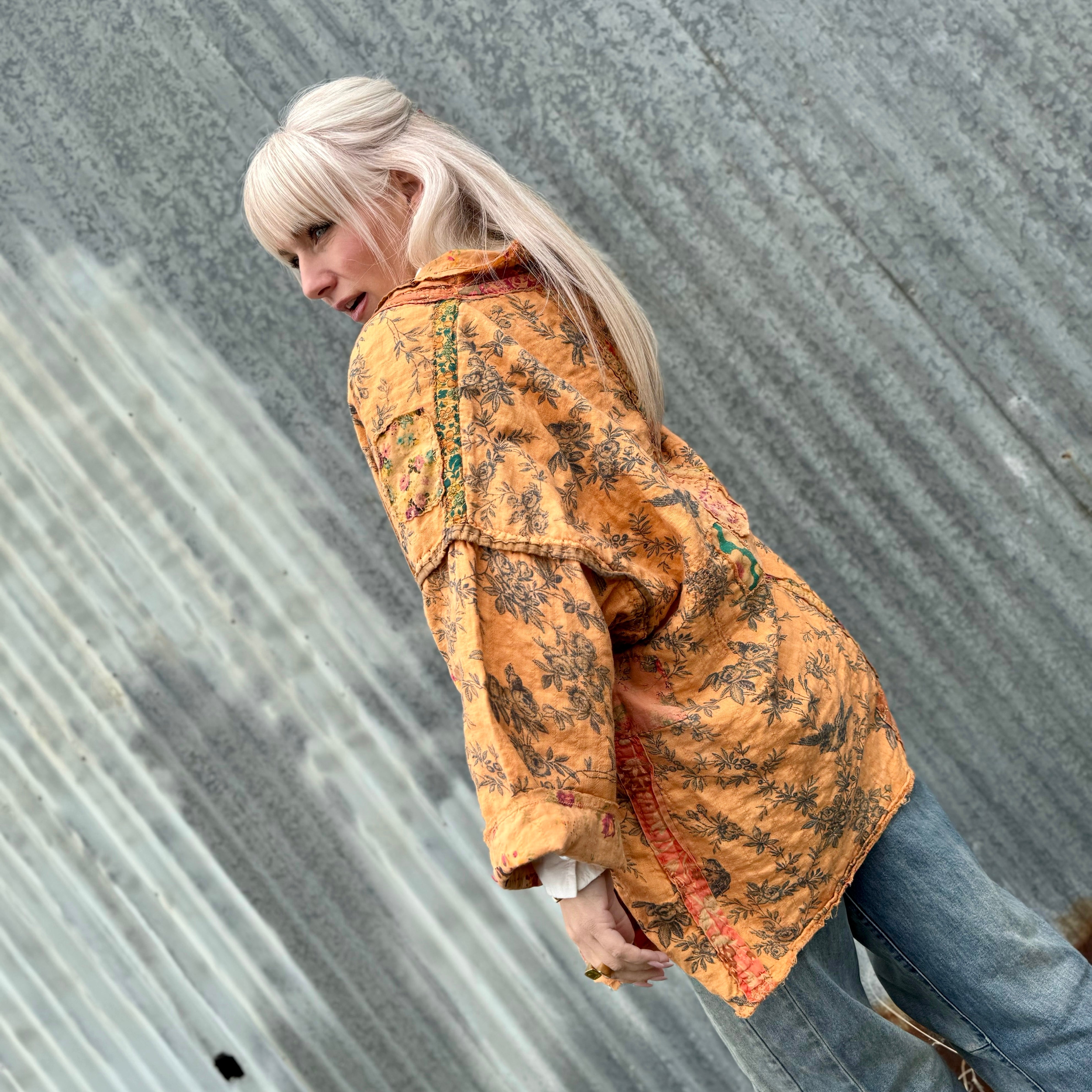 Magnolia Pearl Julian Floral Kimono