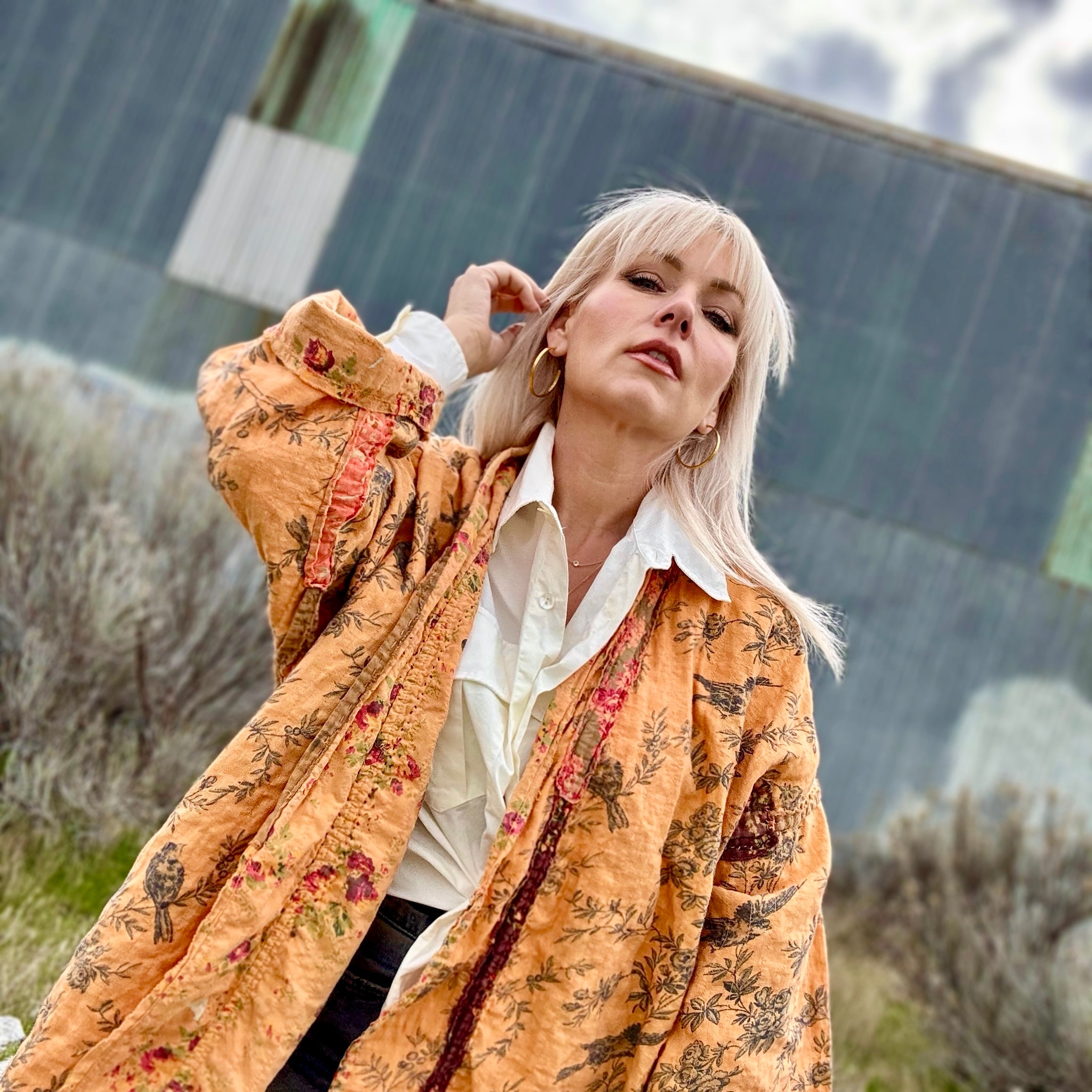 Magnolia Pearl Julian Floral Kimono