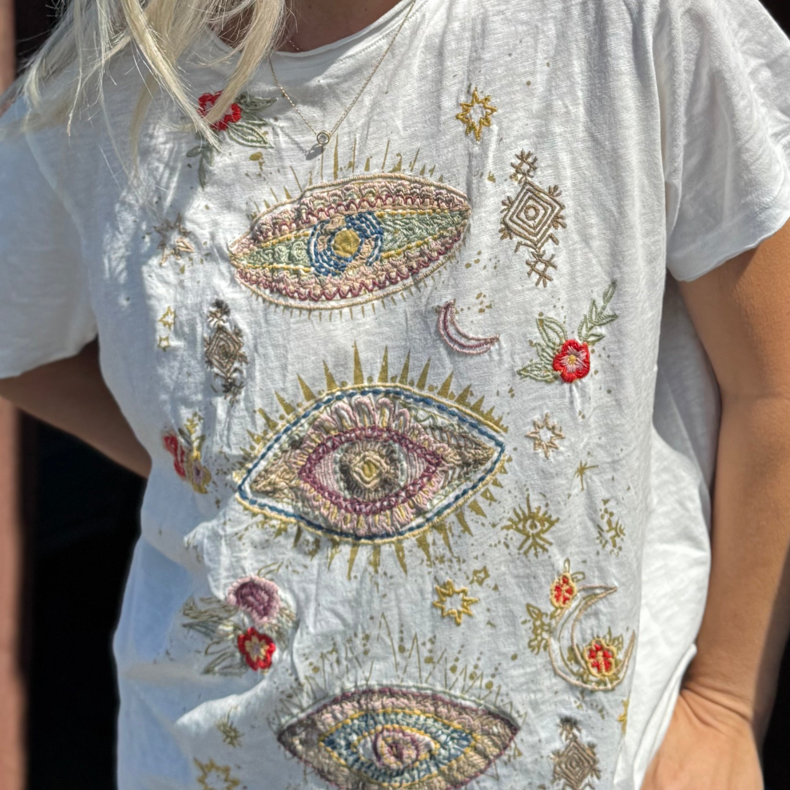 Starlight Muse Embroidered Tee