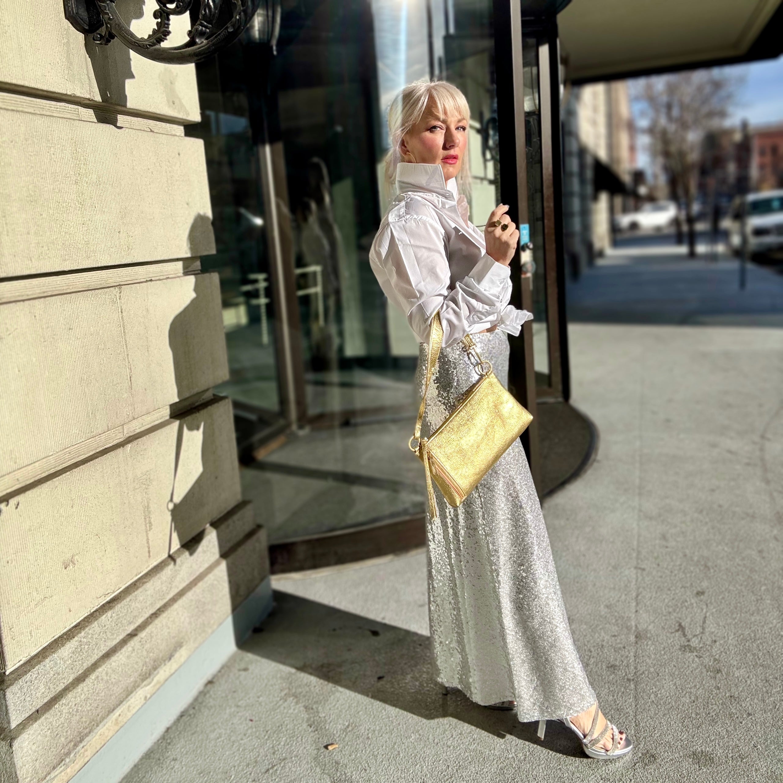 Everything That Sparkles Sequin Skirt