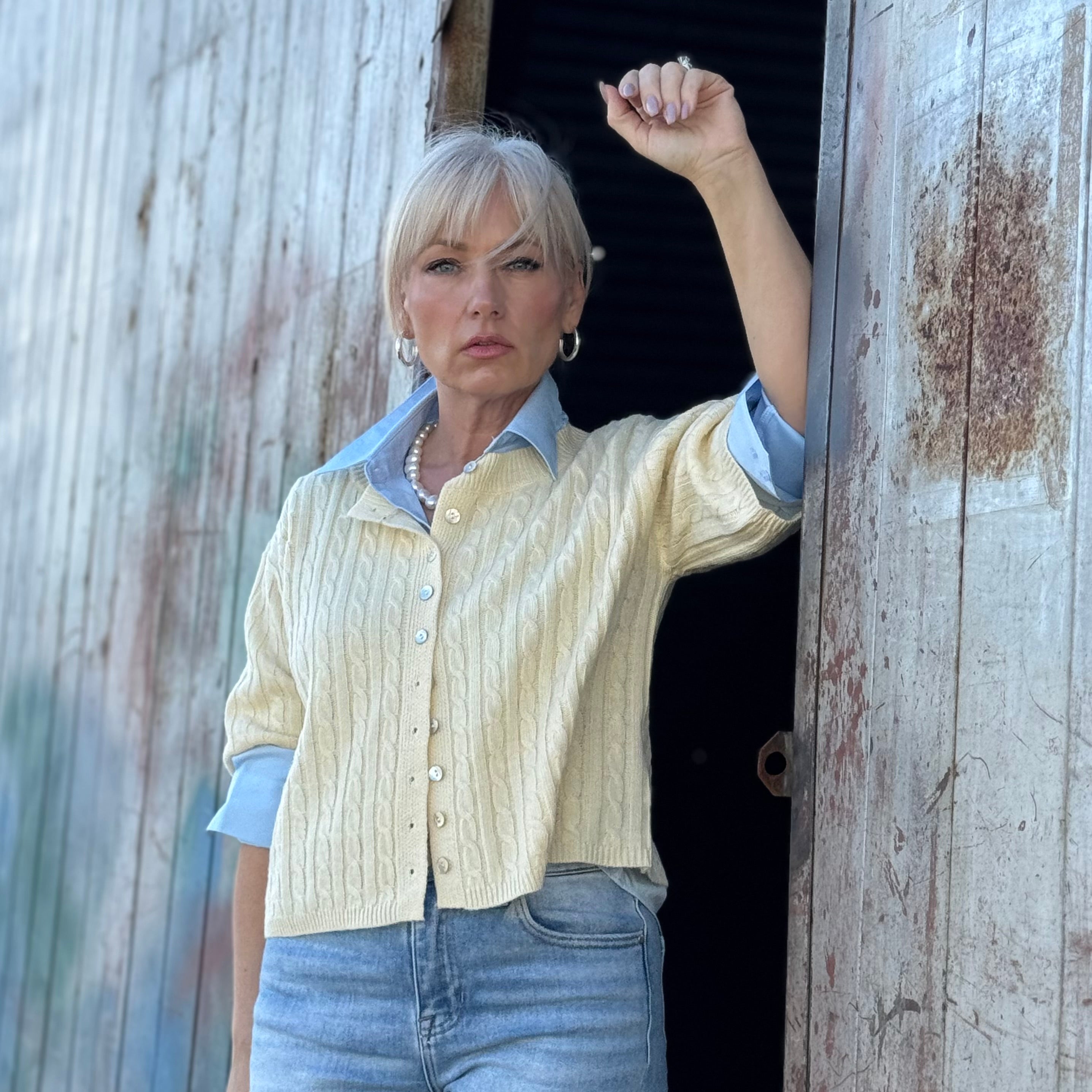 The Heirloom Cable Cardigan