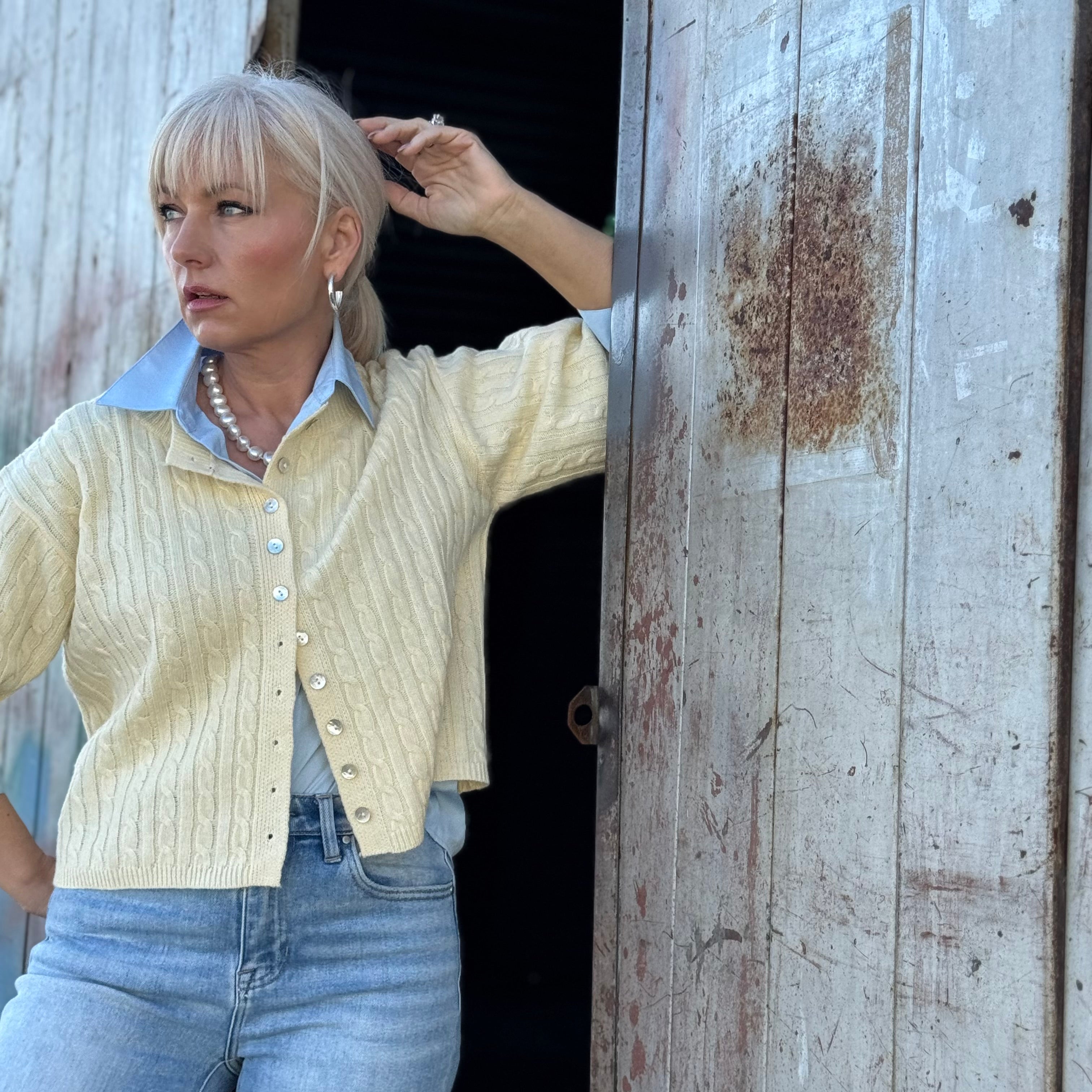 The Heirloom Cable Cardigan