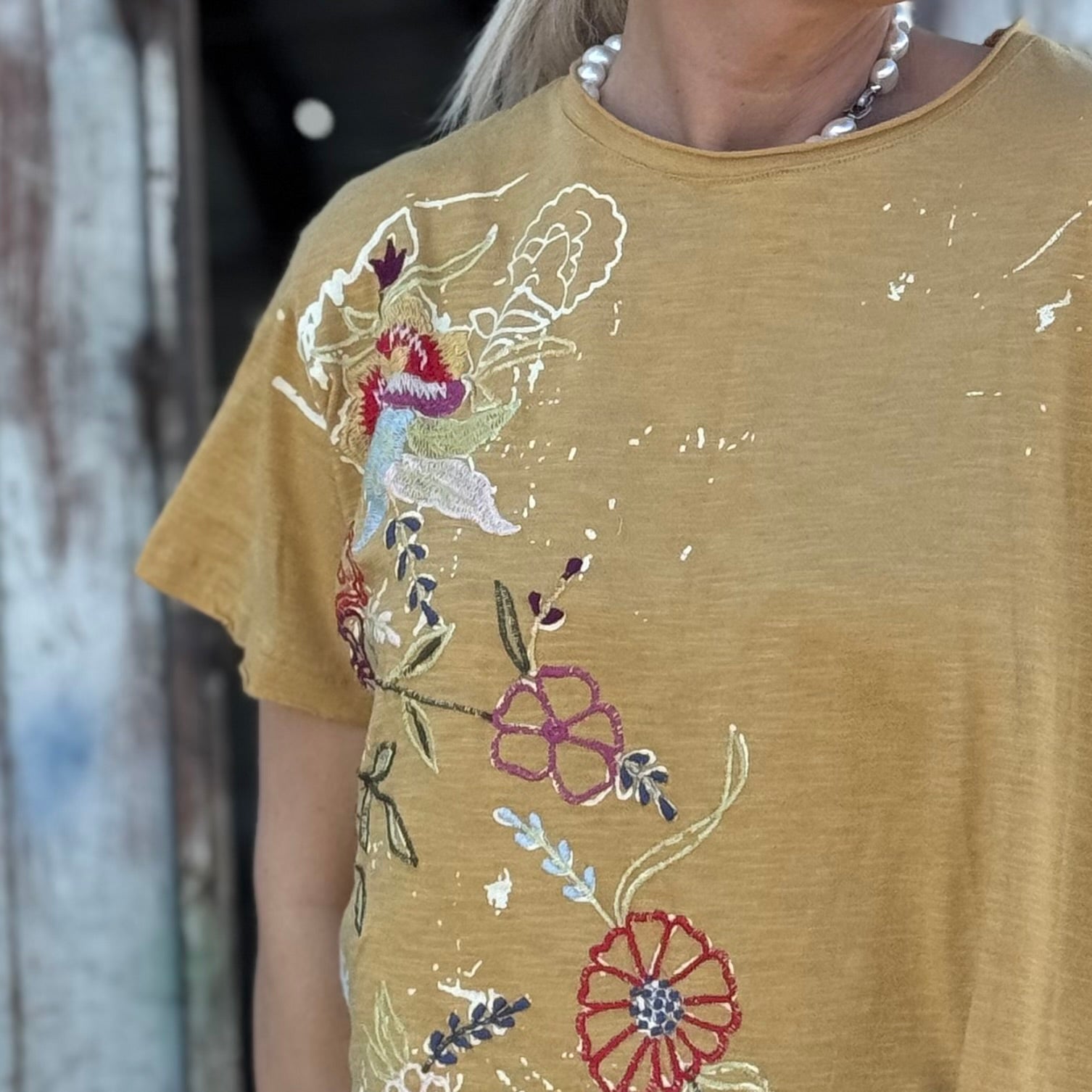 Wildflower Canvas Tee