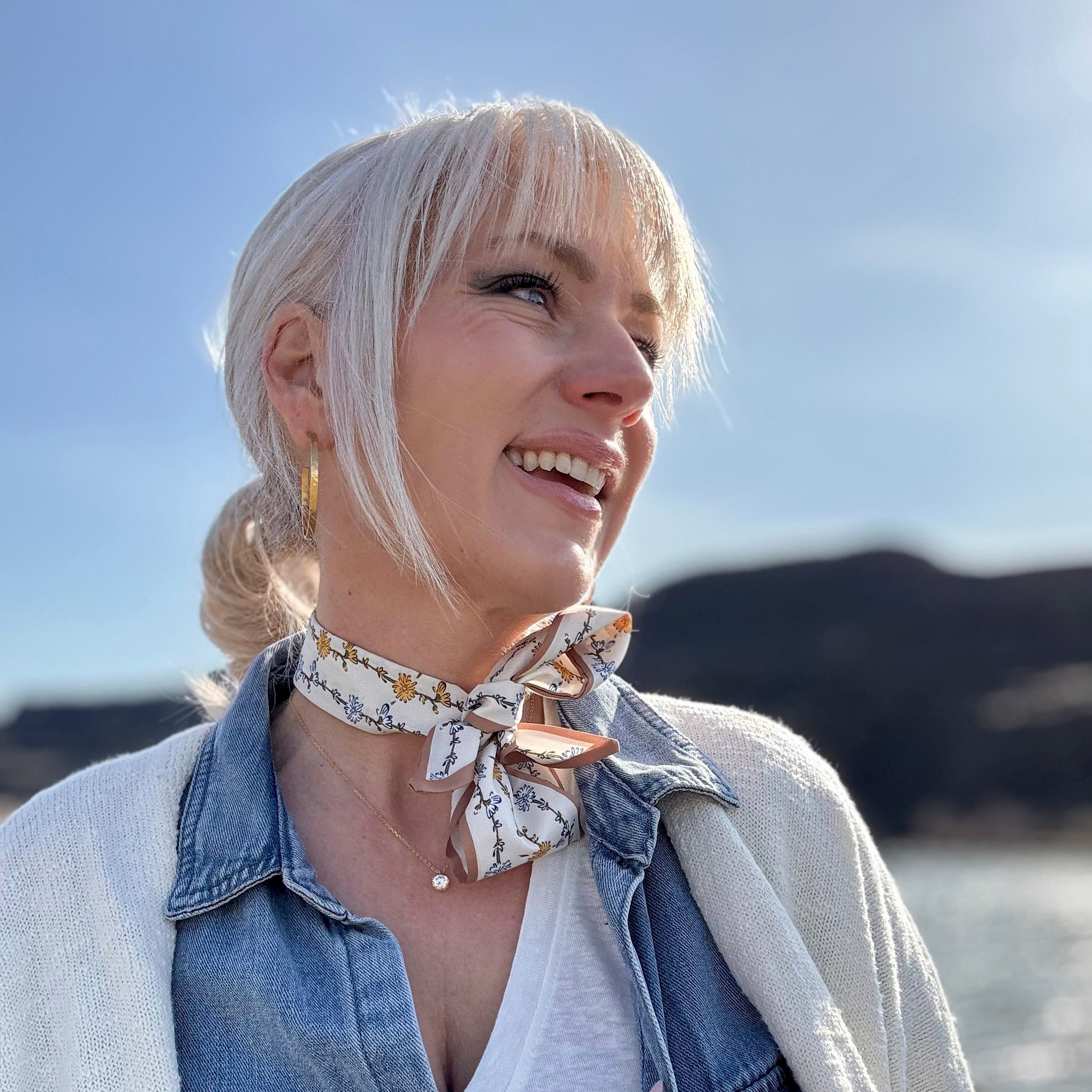 Dandelion Silky Scarf