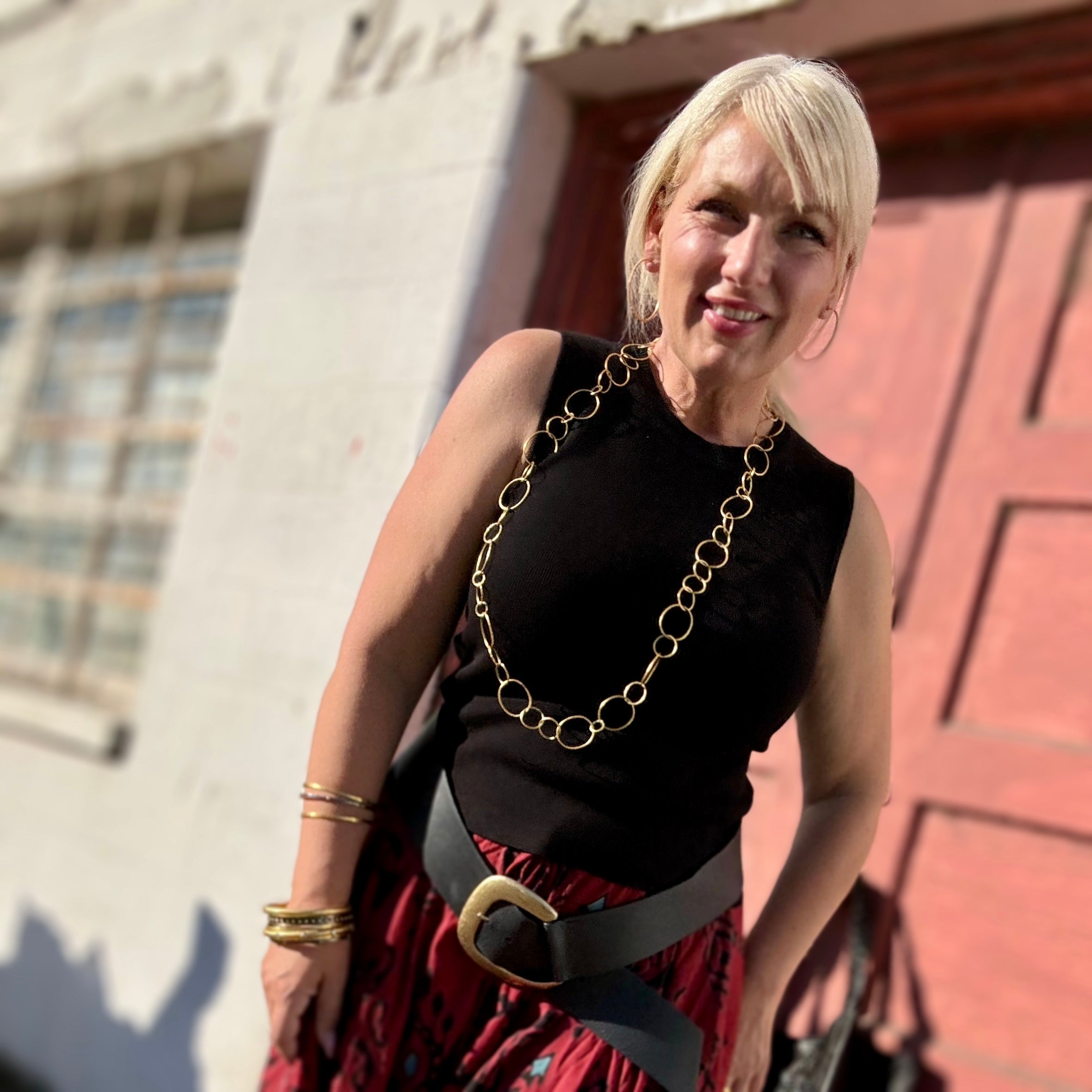 Miami Rib Knit Tank (Black)