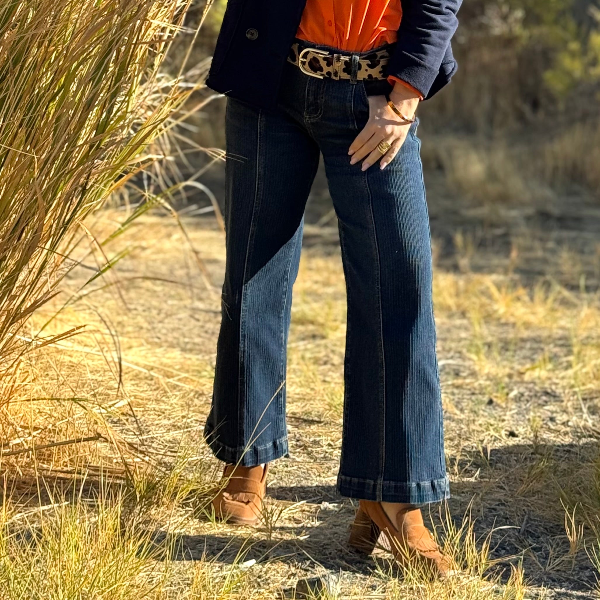 Canyon Ridge Textured Crop Jean