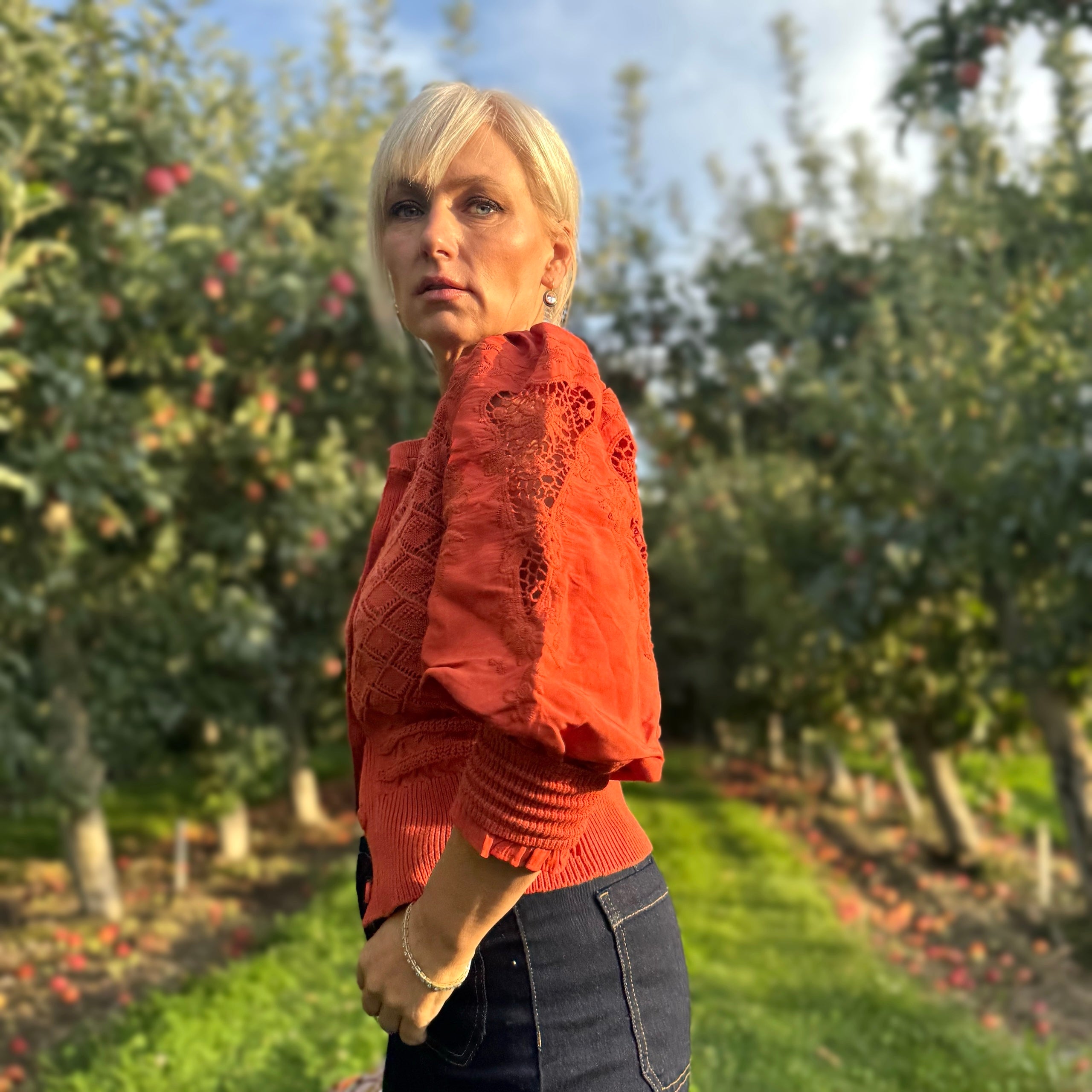 Ember Lace Detail Blouse
