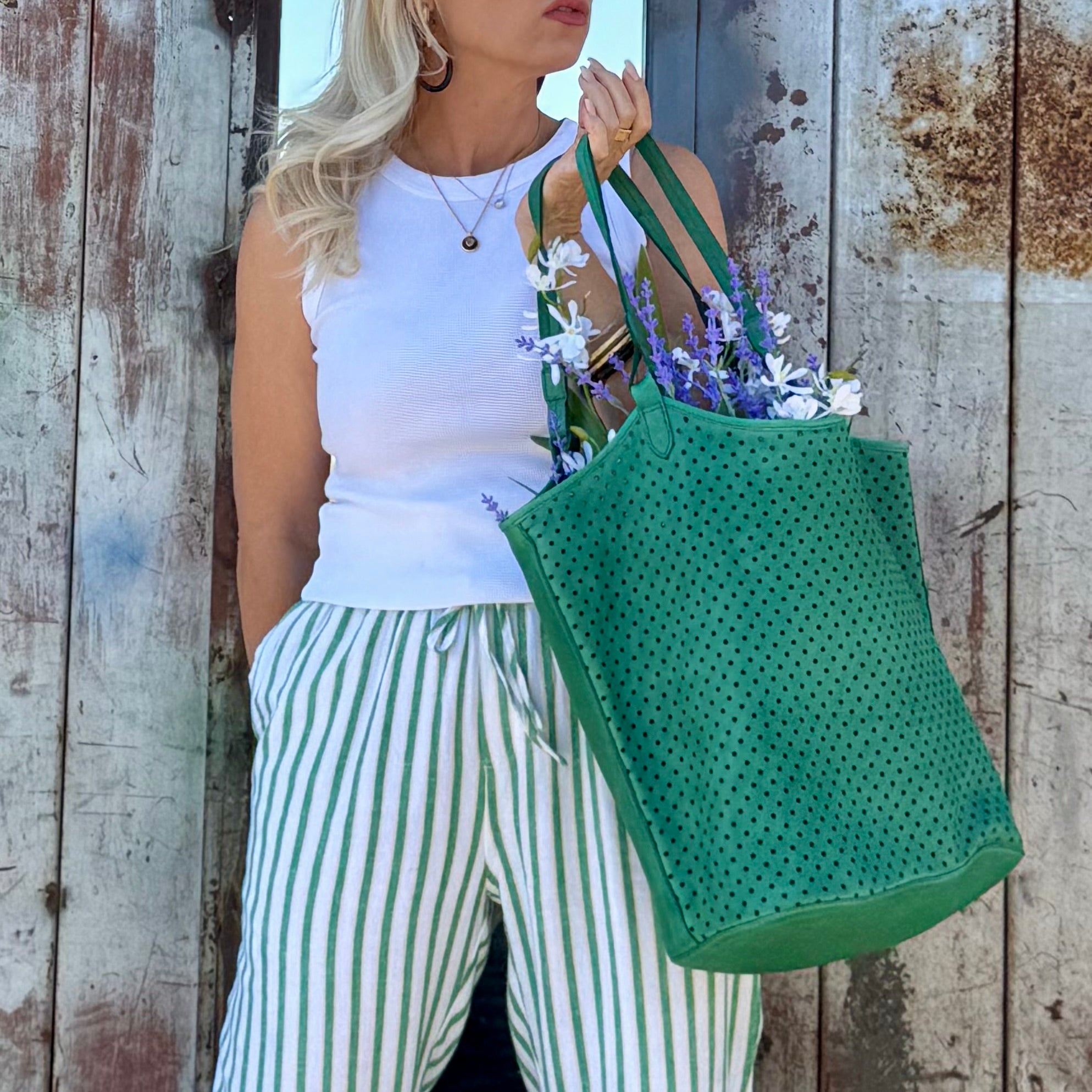 Leather Tour Tote
