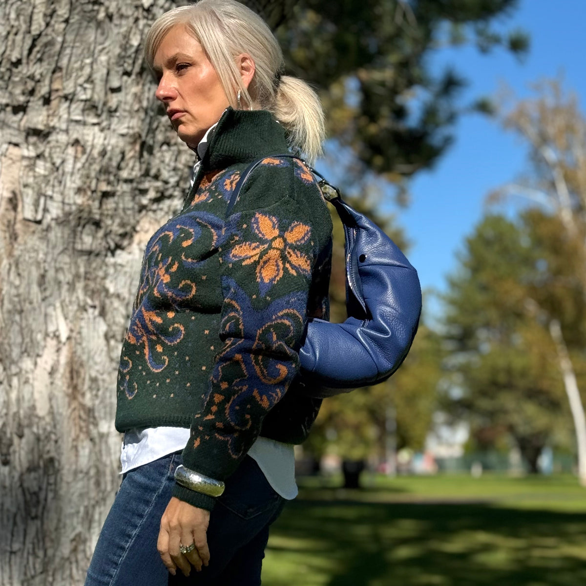 The Heritage Paisley Half-Zip Sweater