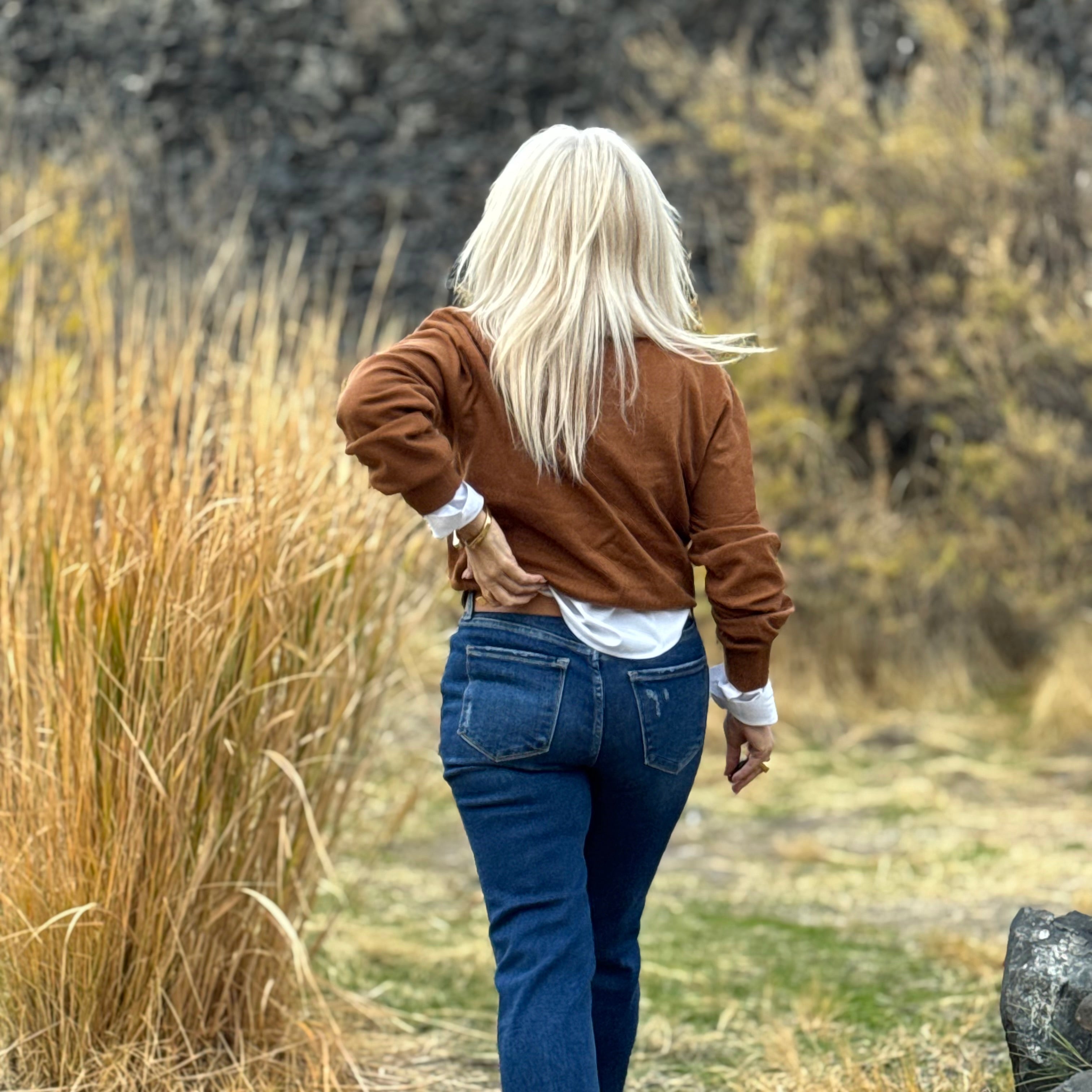 Sienna Cuffed Straight Jean