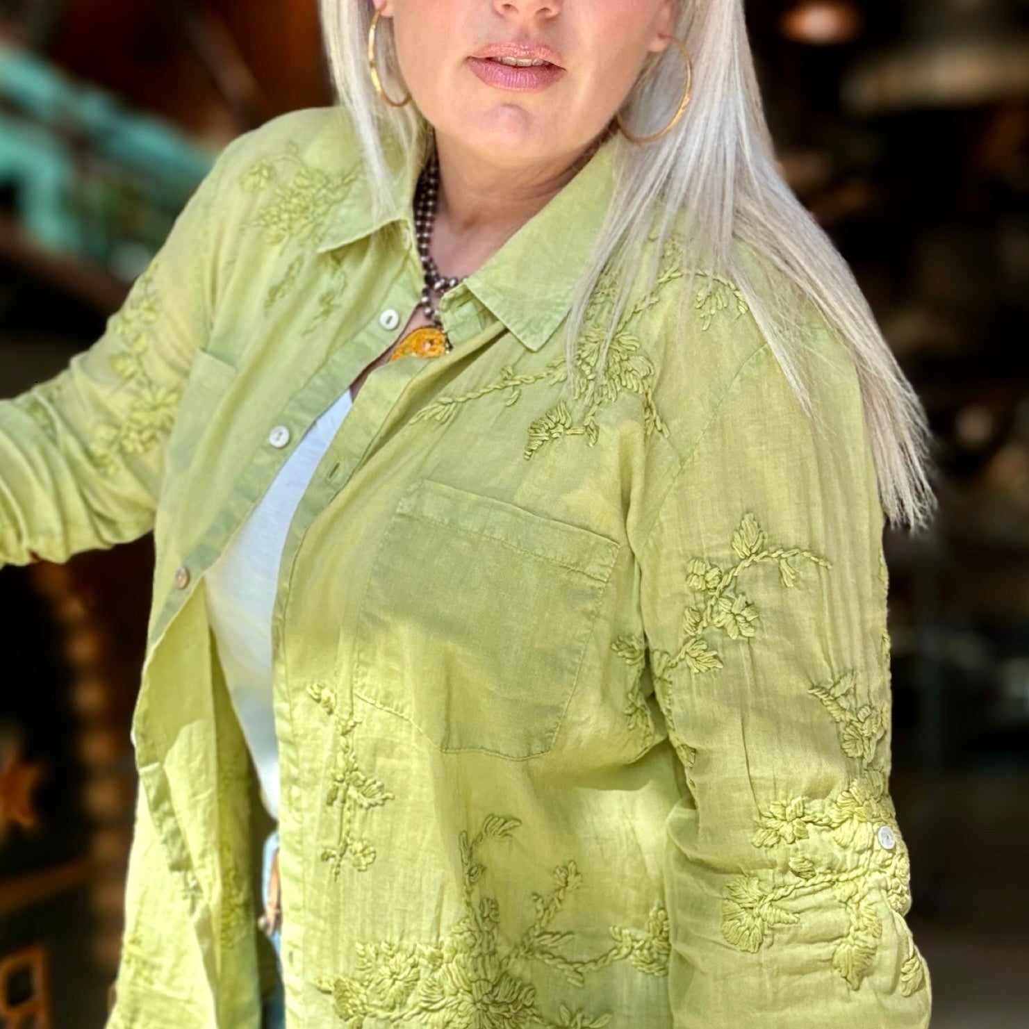 A Place In The Sun Cotton Tunic (Sprout)