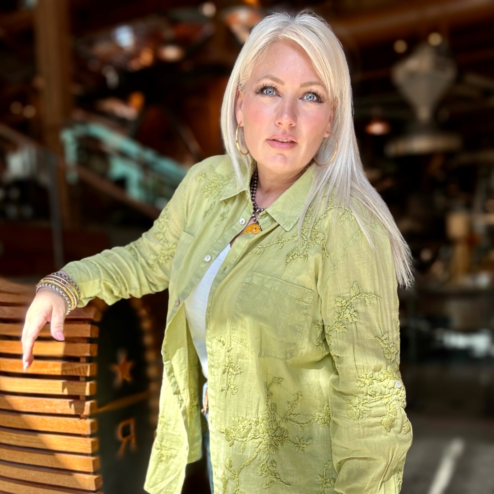 A Place In The Sun Cotton Tunic (Sprout)