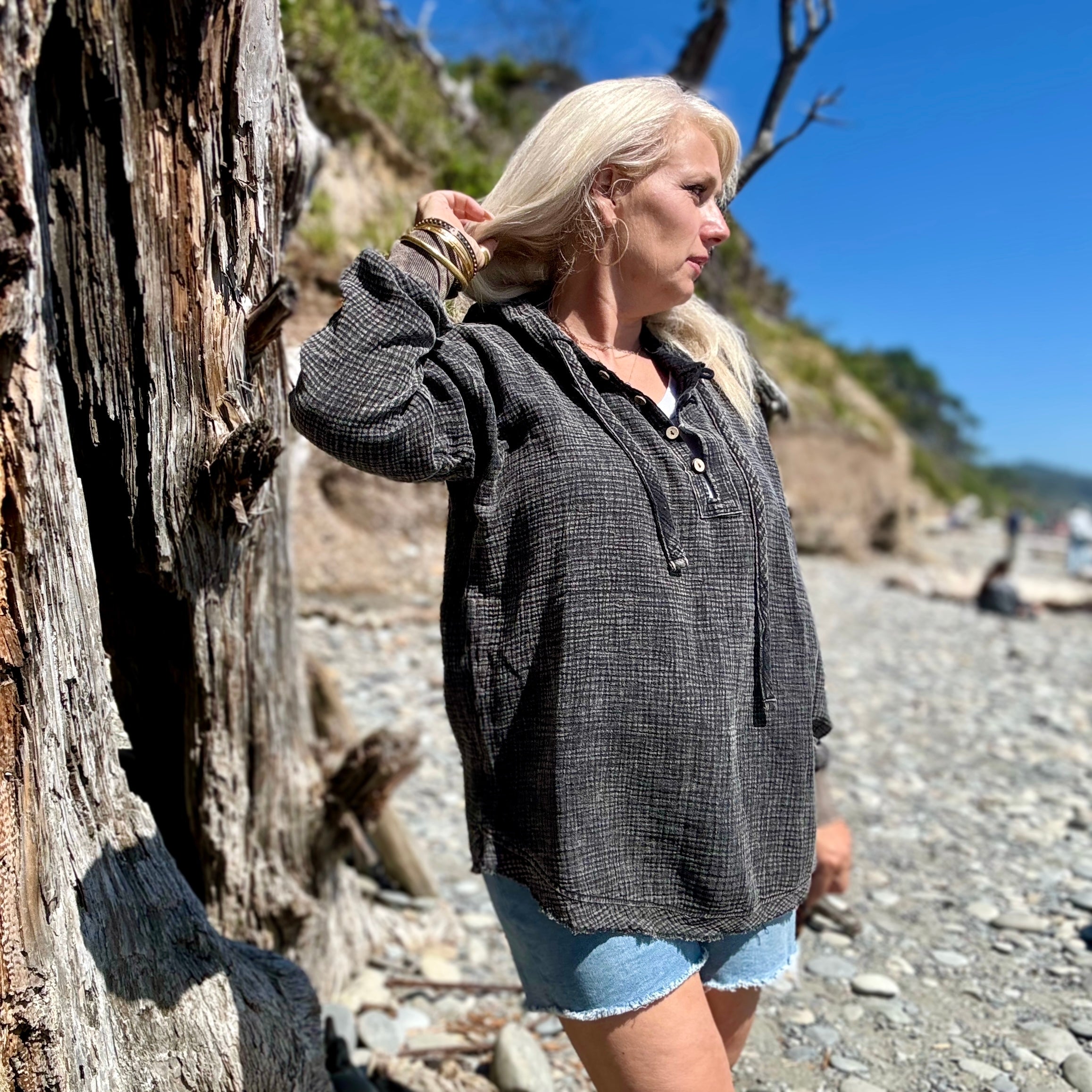 Monroe Double Gauze Hoodie