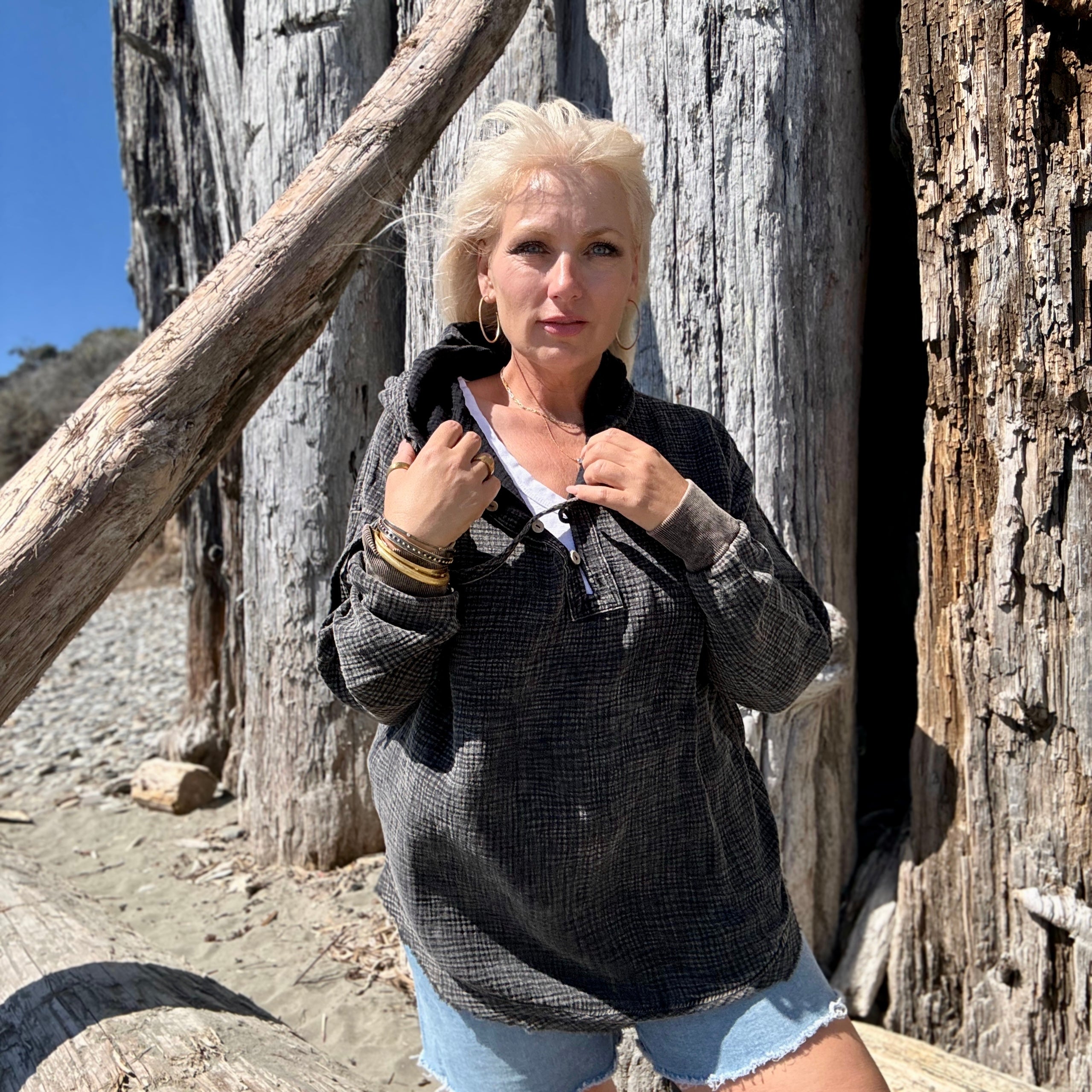 Monroe Double Gauze Hoodie