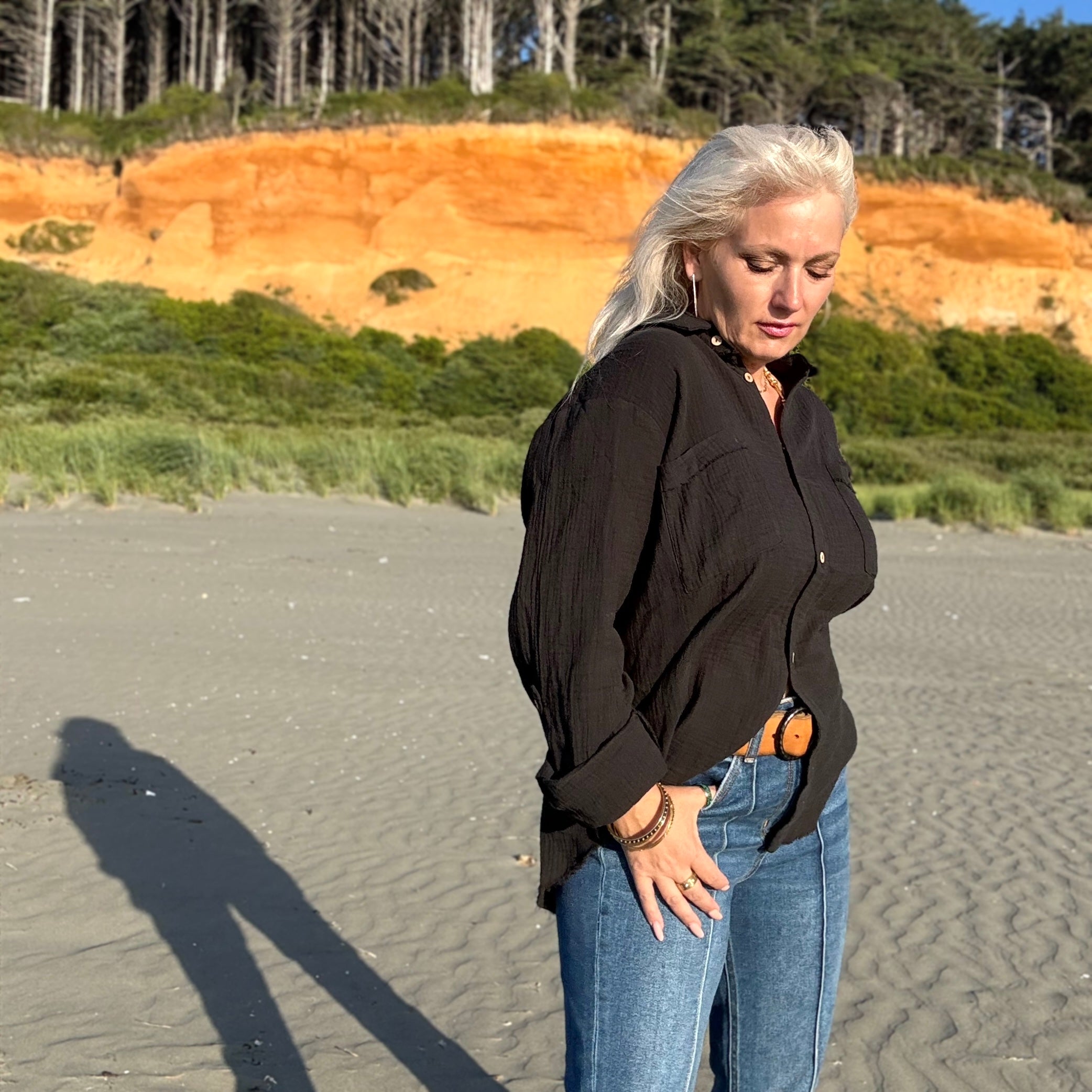 Playa Double Gauze Button Up Shirt