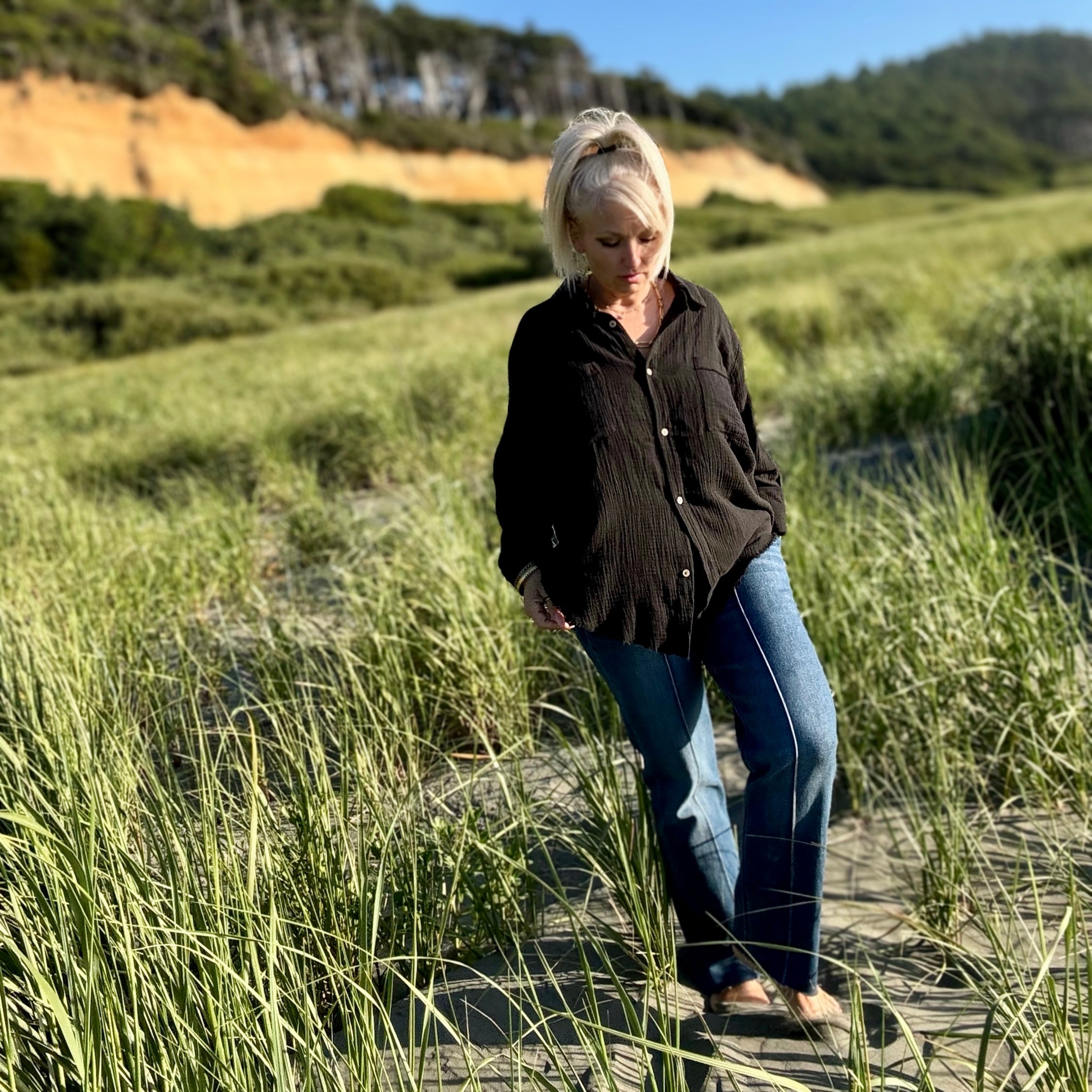 Playa Double Gauze Button Up Shirt