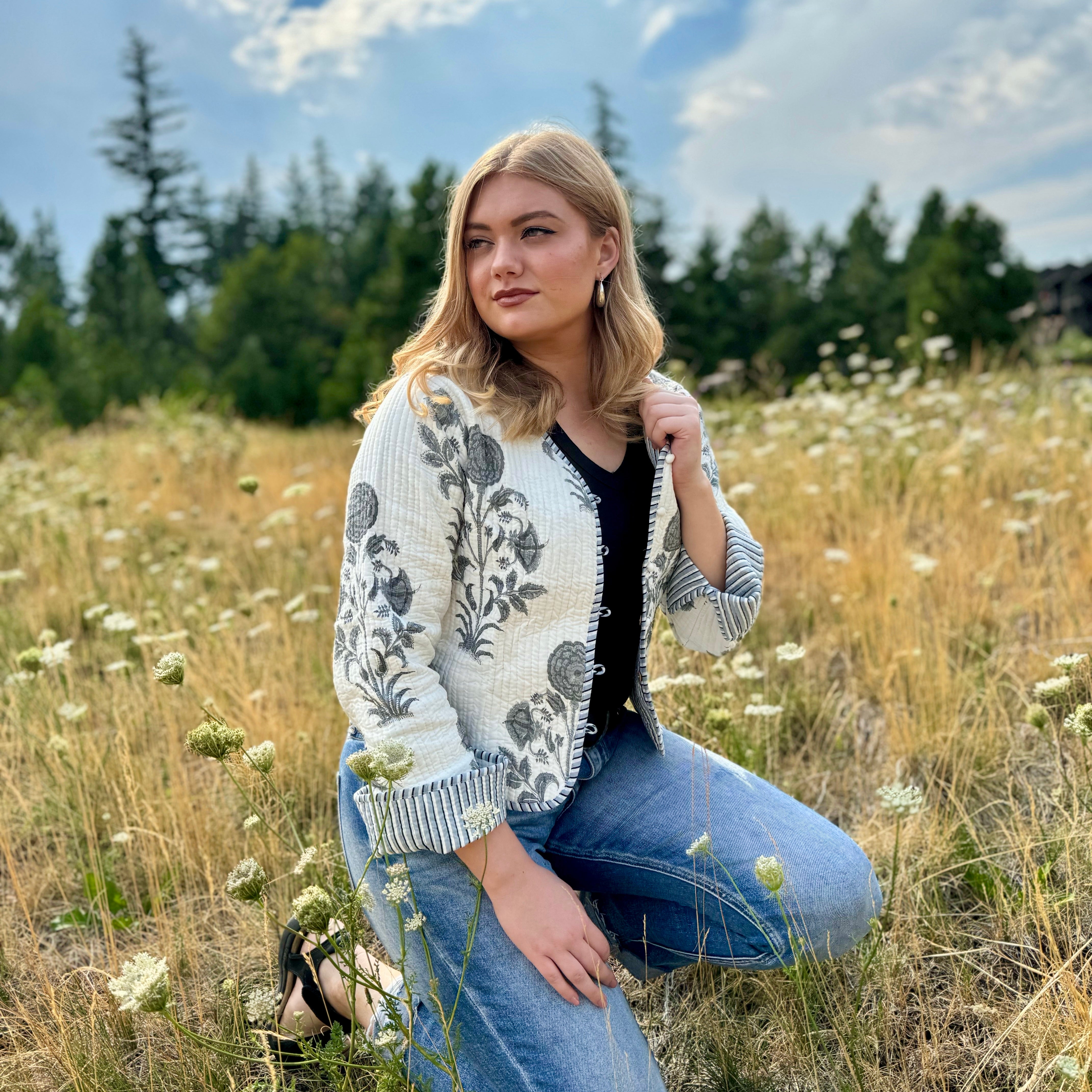 Meadowland Vintage Kantha Jacket