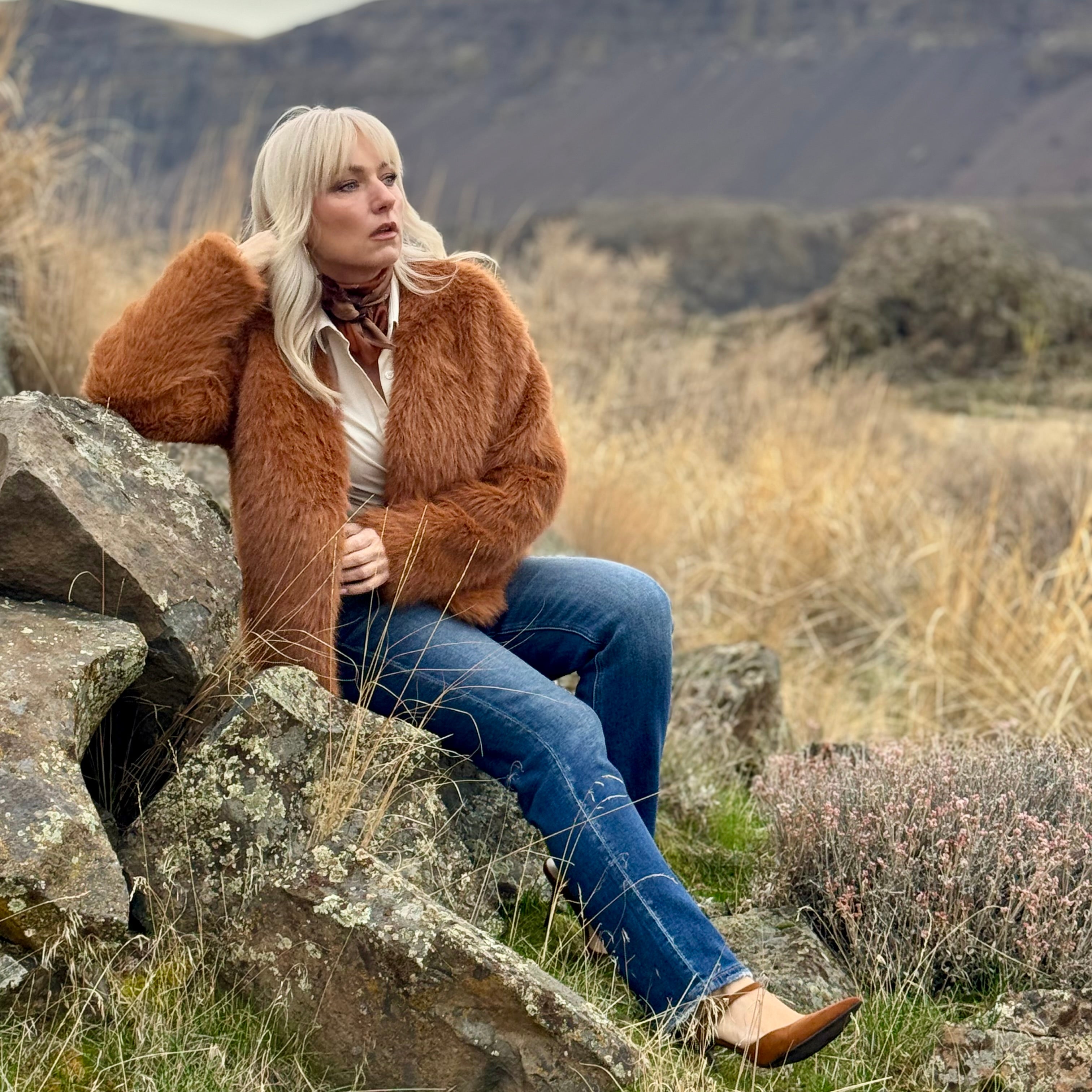 The Canyon Spice Faux-Fur Jacket