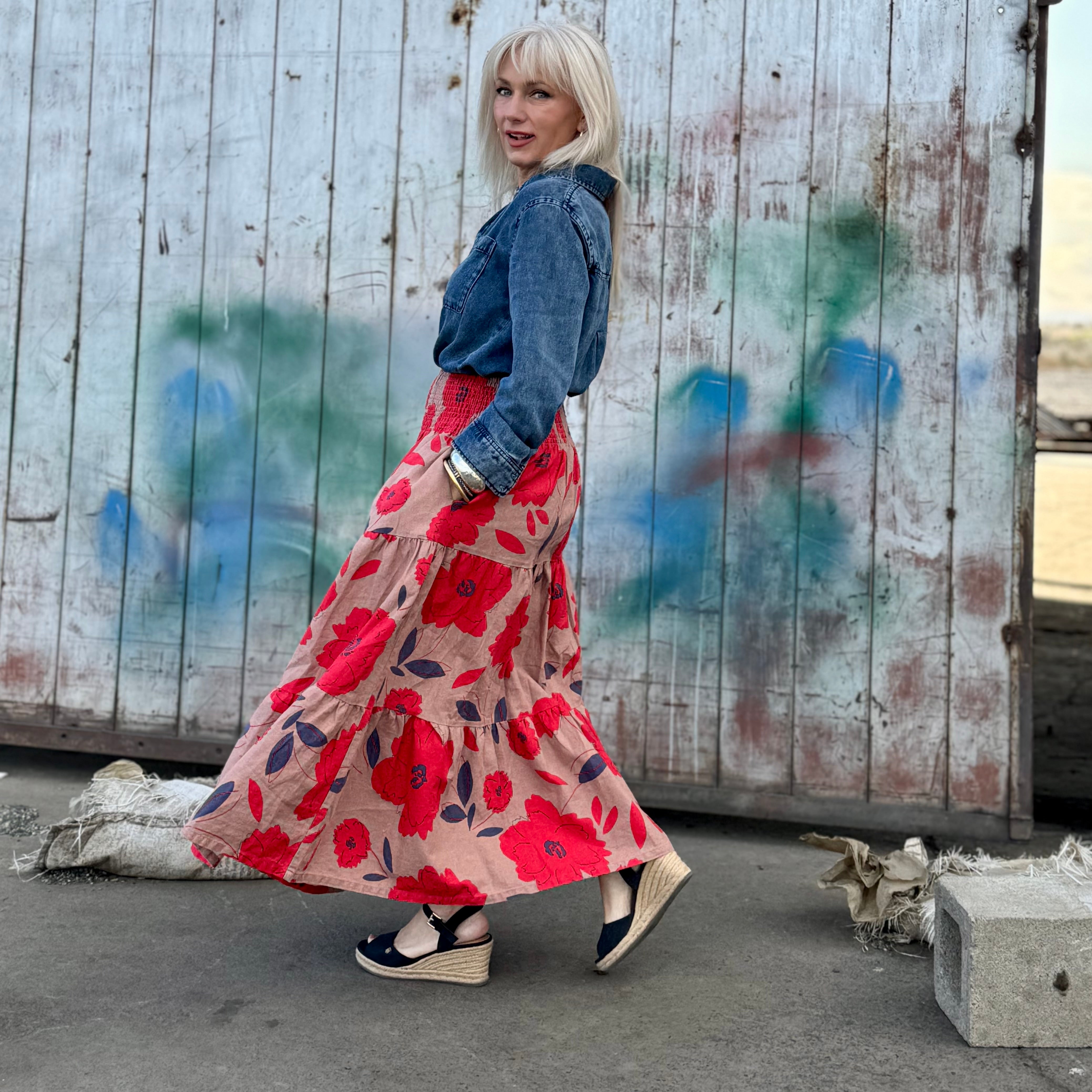 ROSEANNA FLORAL SKIRT