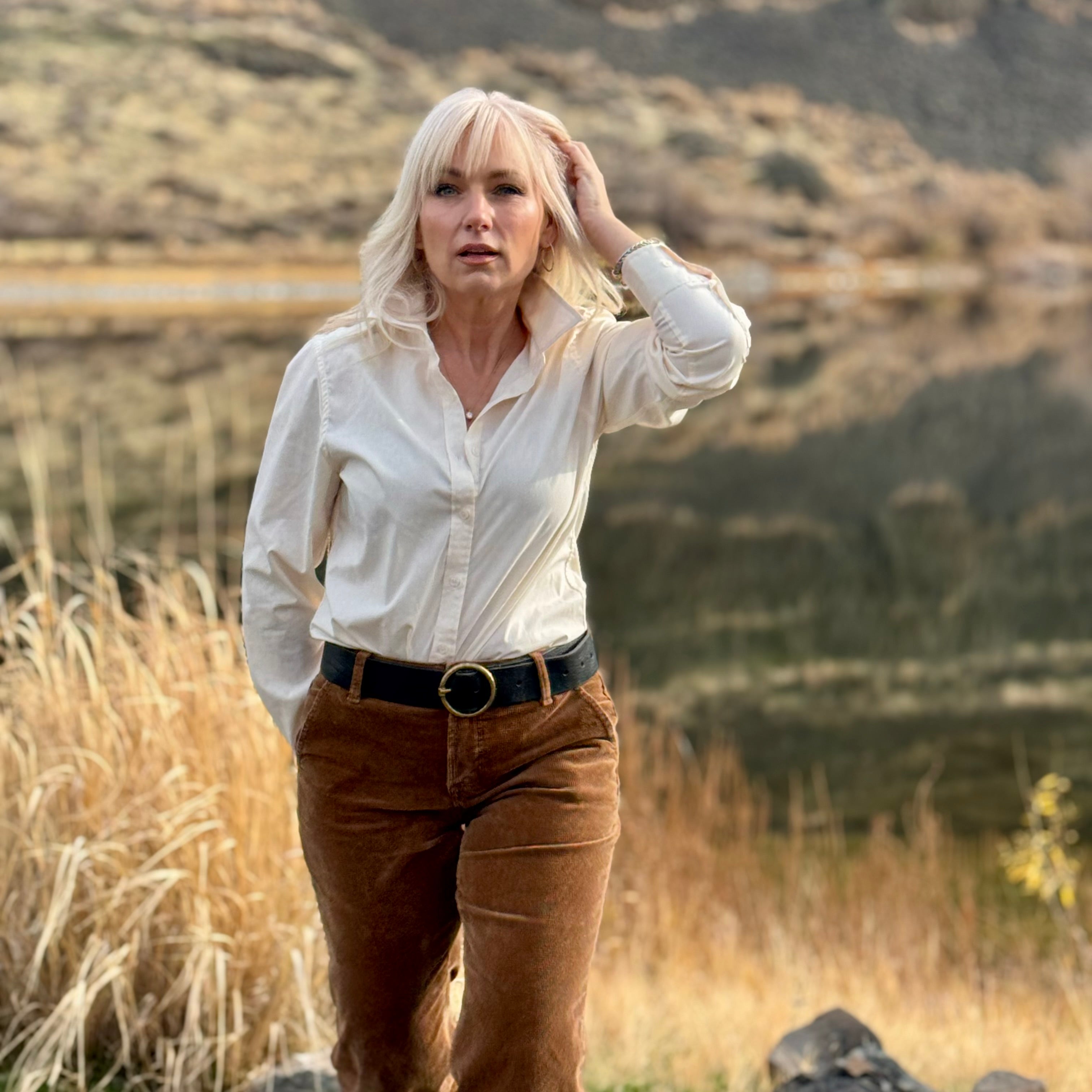 DESERT TRAVELER WRINKLE RESISTANT Shirt ivory