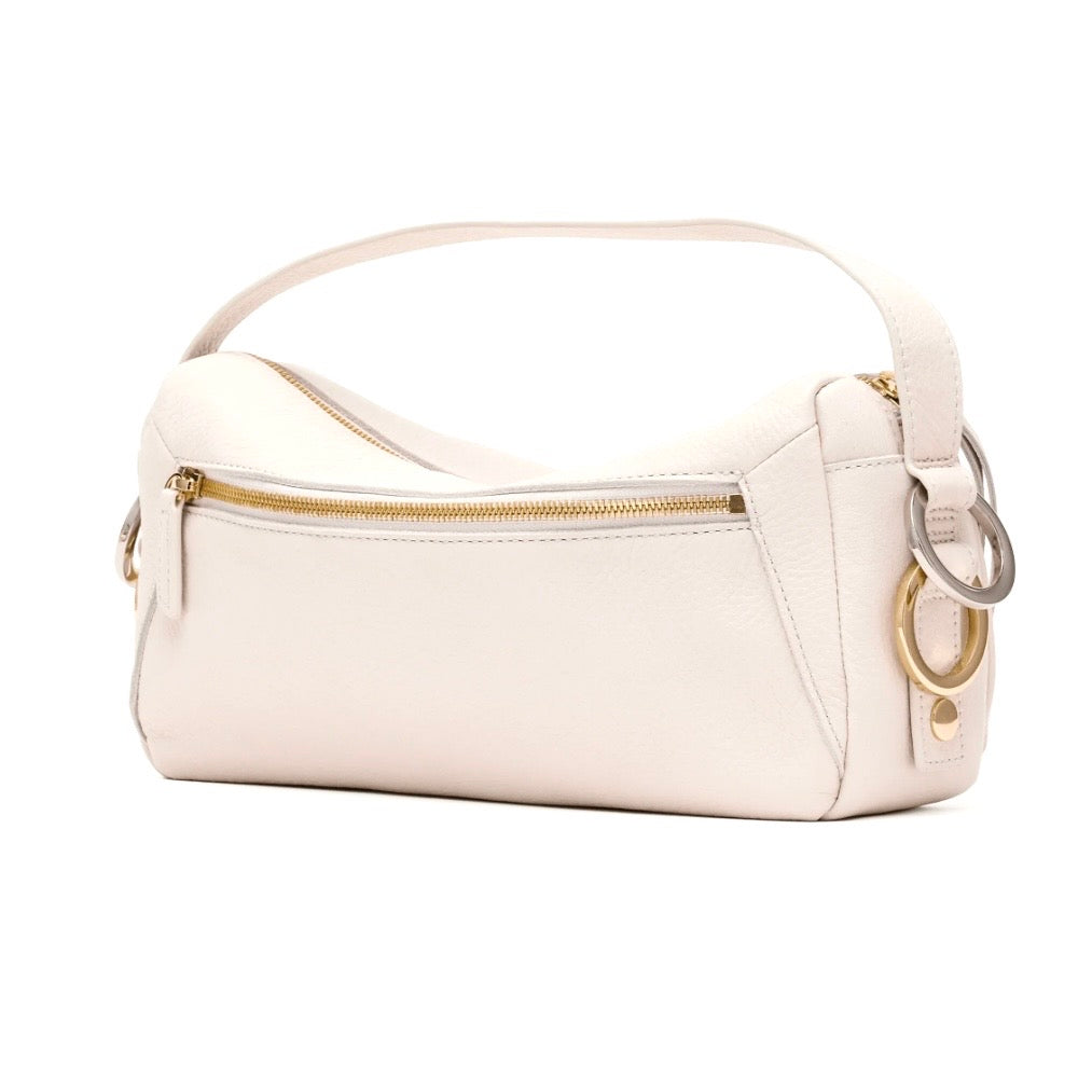 Hammitt Doxie Med Calla Lily White/Gold Silver
