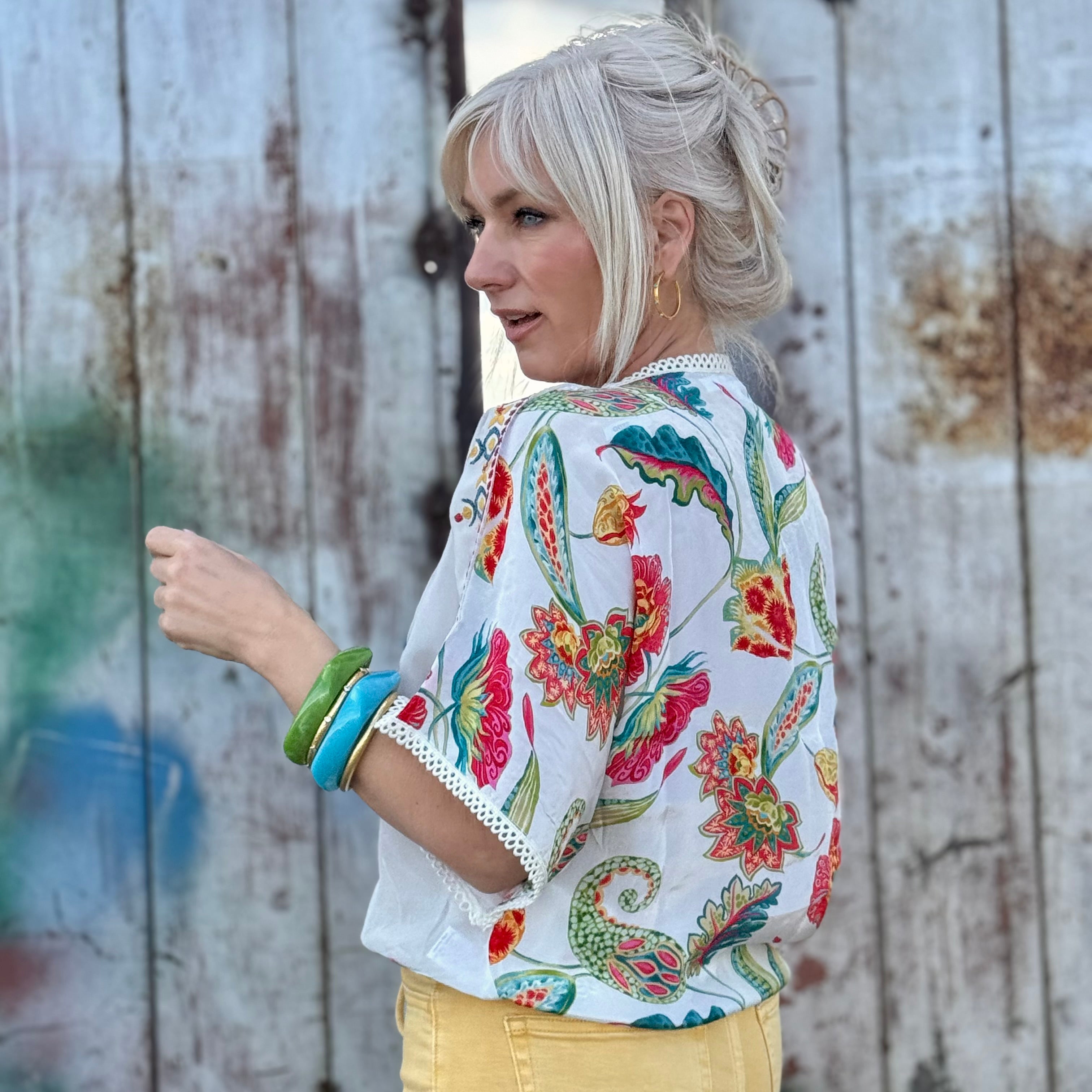 Ferris Embroidered Blouse