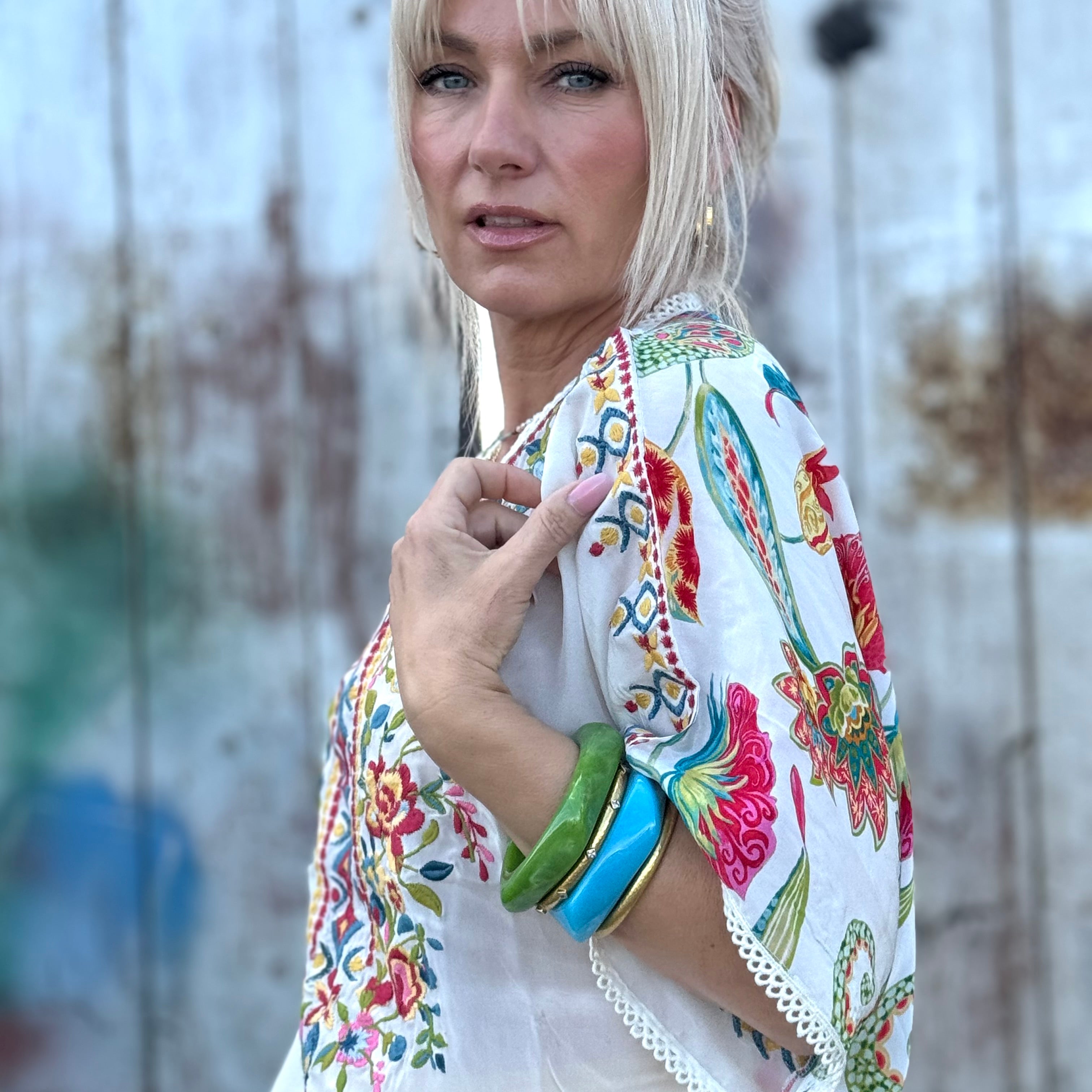 Ferris Embroidered Blouse
