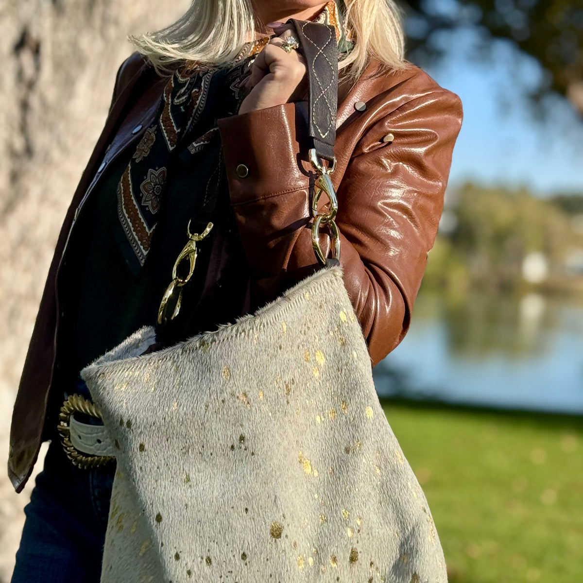 The Gilded Sage Shoulder Bag
