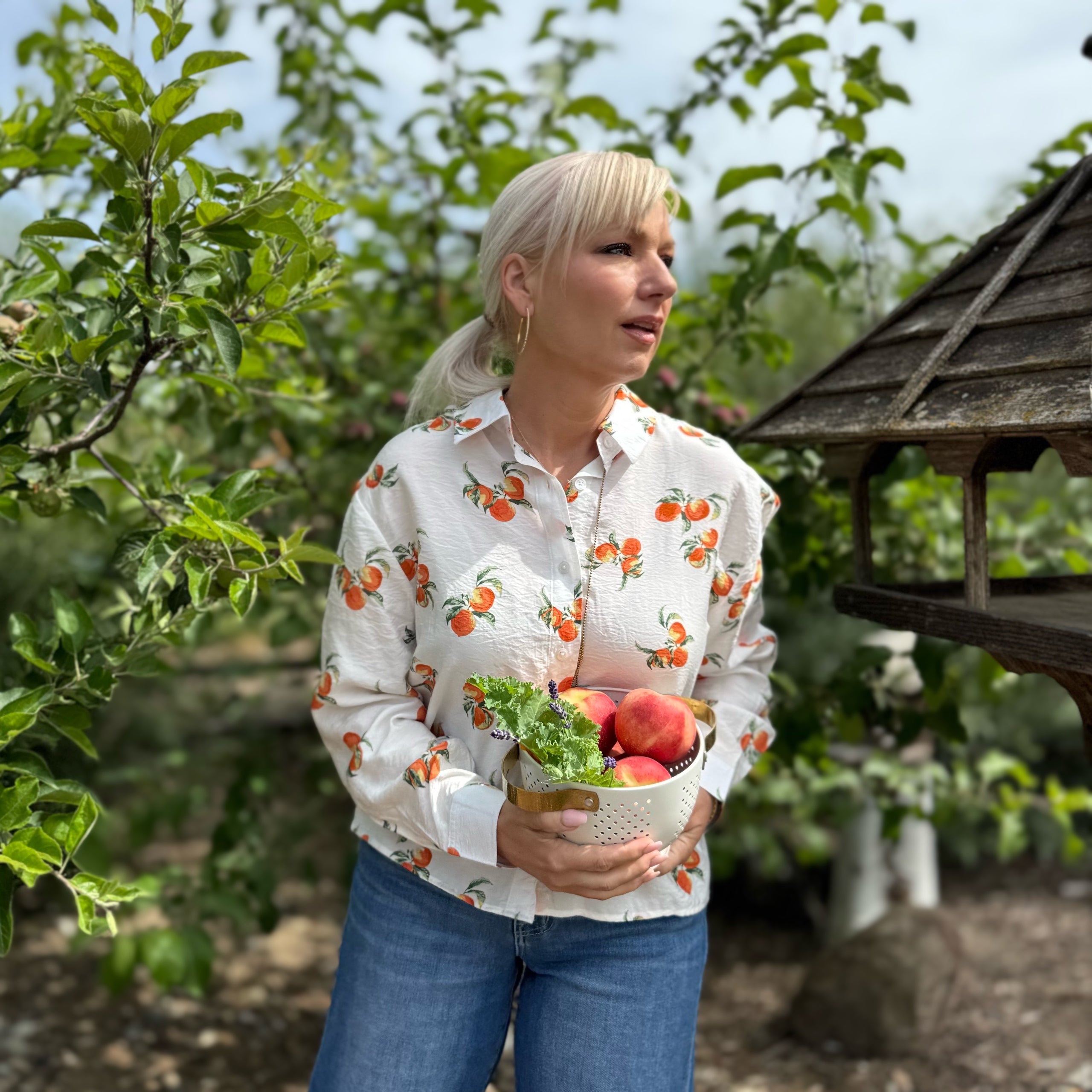 ELLERY PEACH FIELDS SHIRT