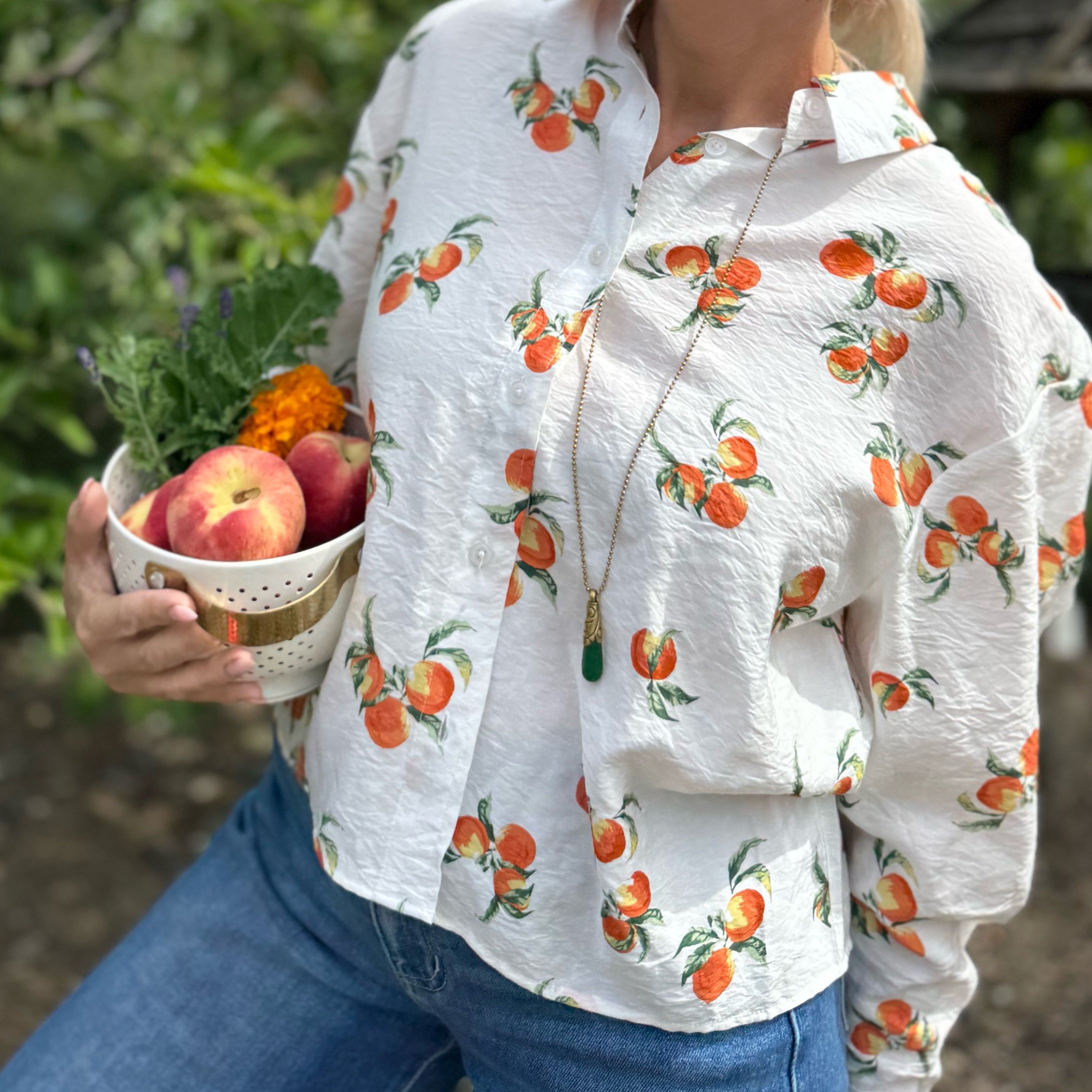 ELLERY PEACH FIELDS SHIRT