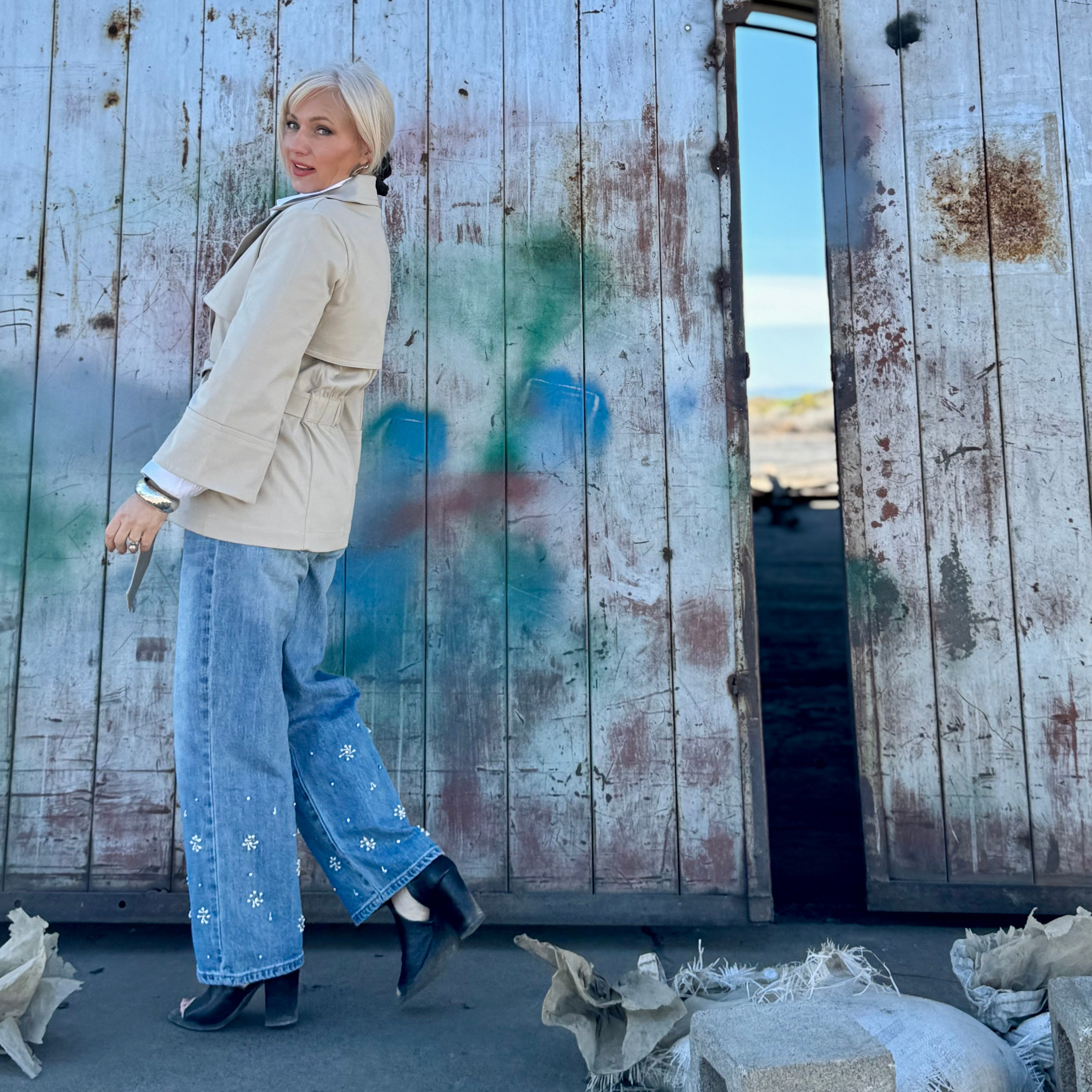 The Sandstone Tie-Waist Jacket