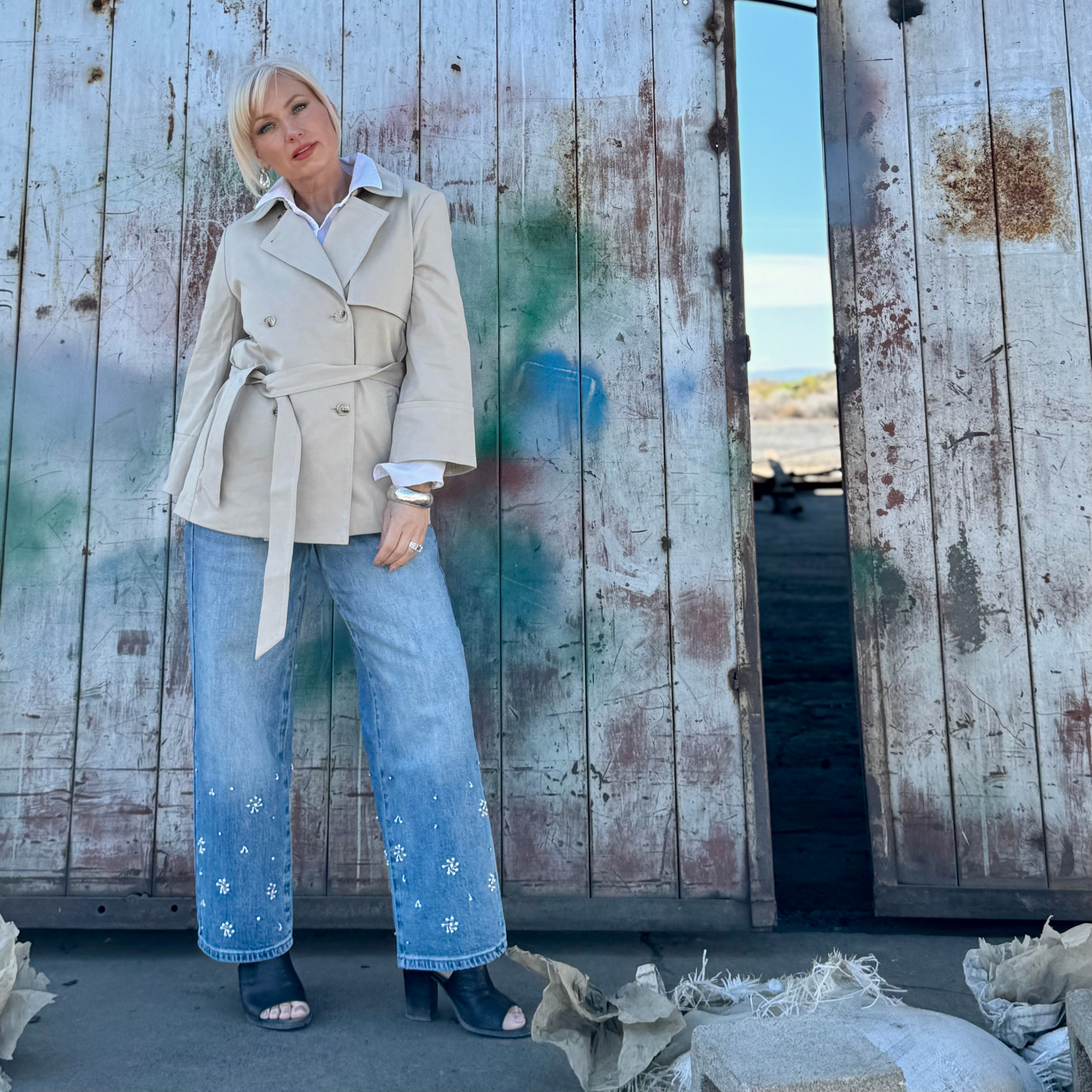 The Sandstone Tie-Waist Jacket