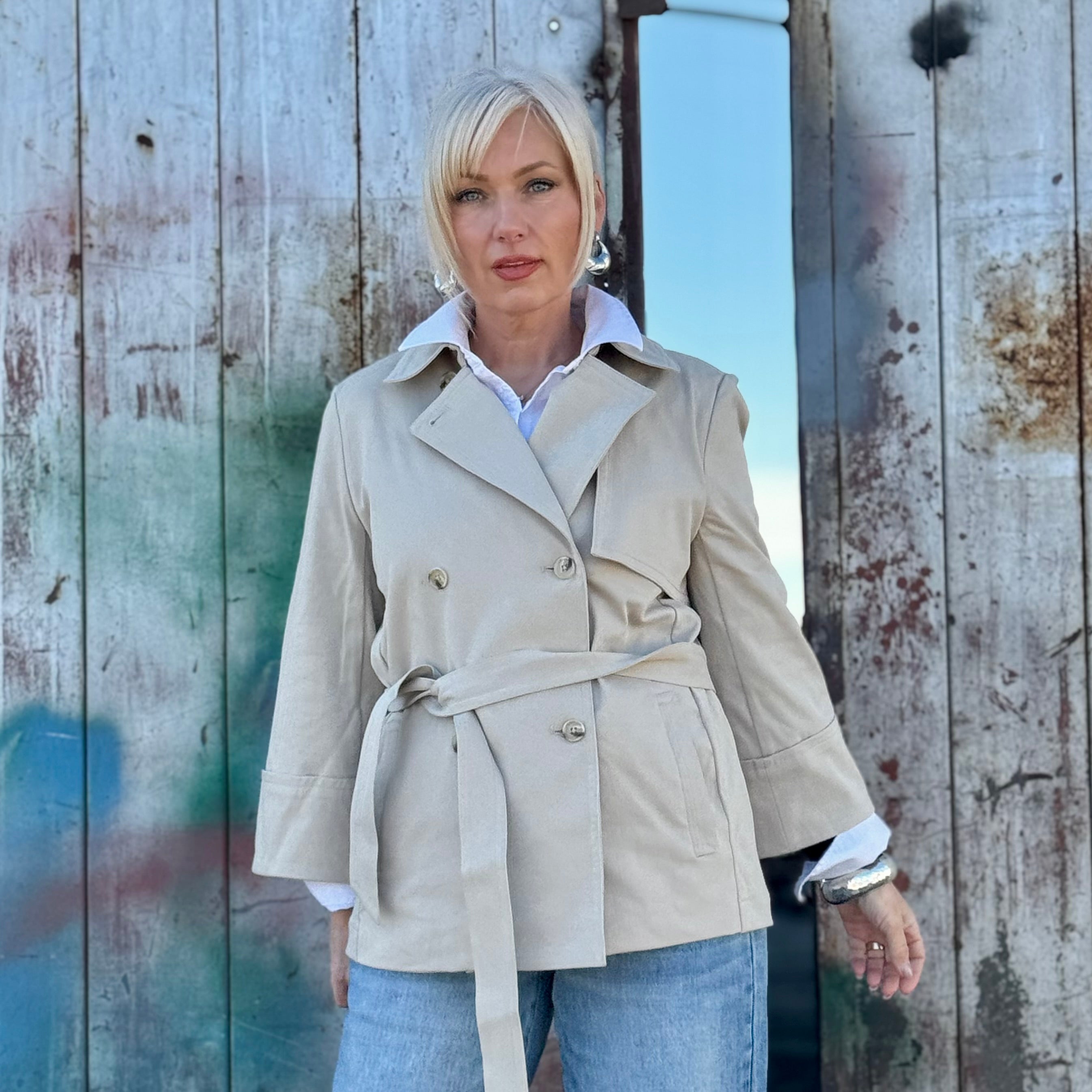 The Sandstone Tie-Waist Jacket