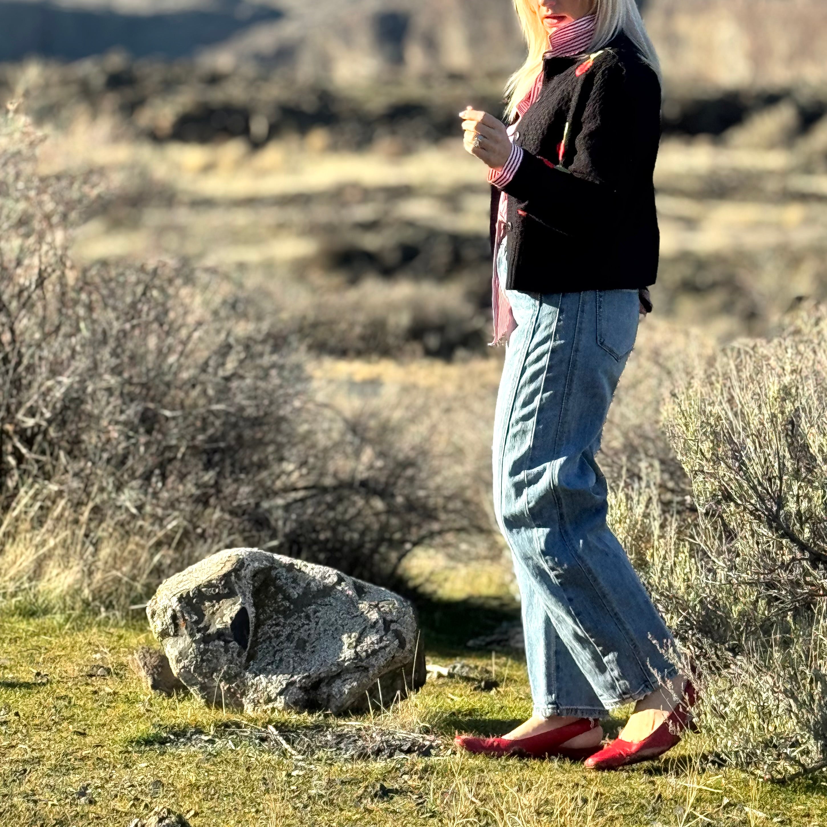 The Sculpted Dart Barrel Jean