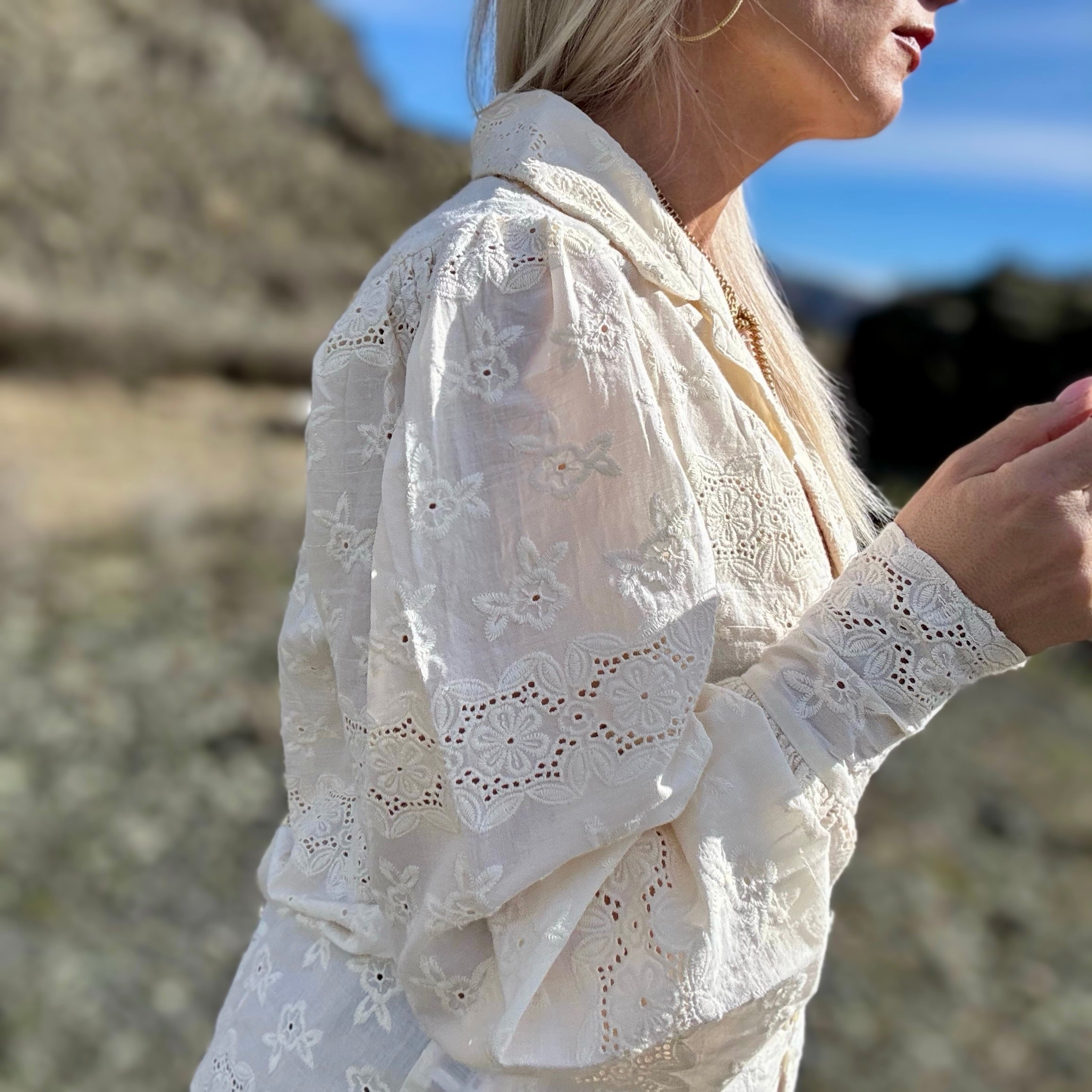 Katerina Eyelet Blouse